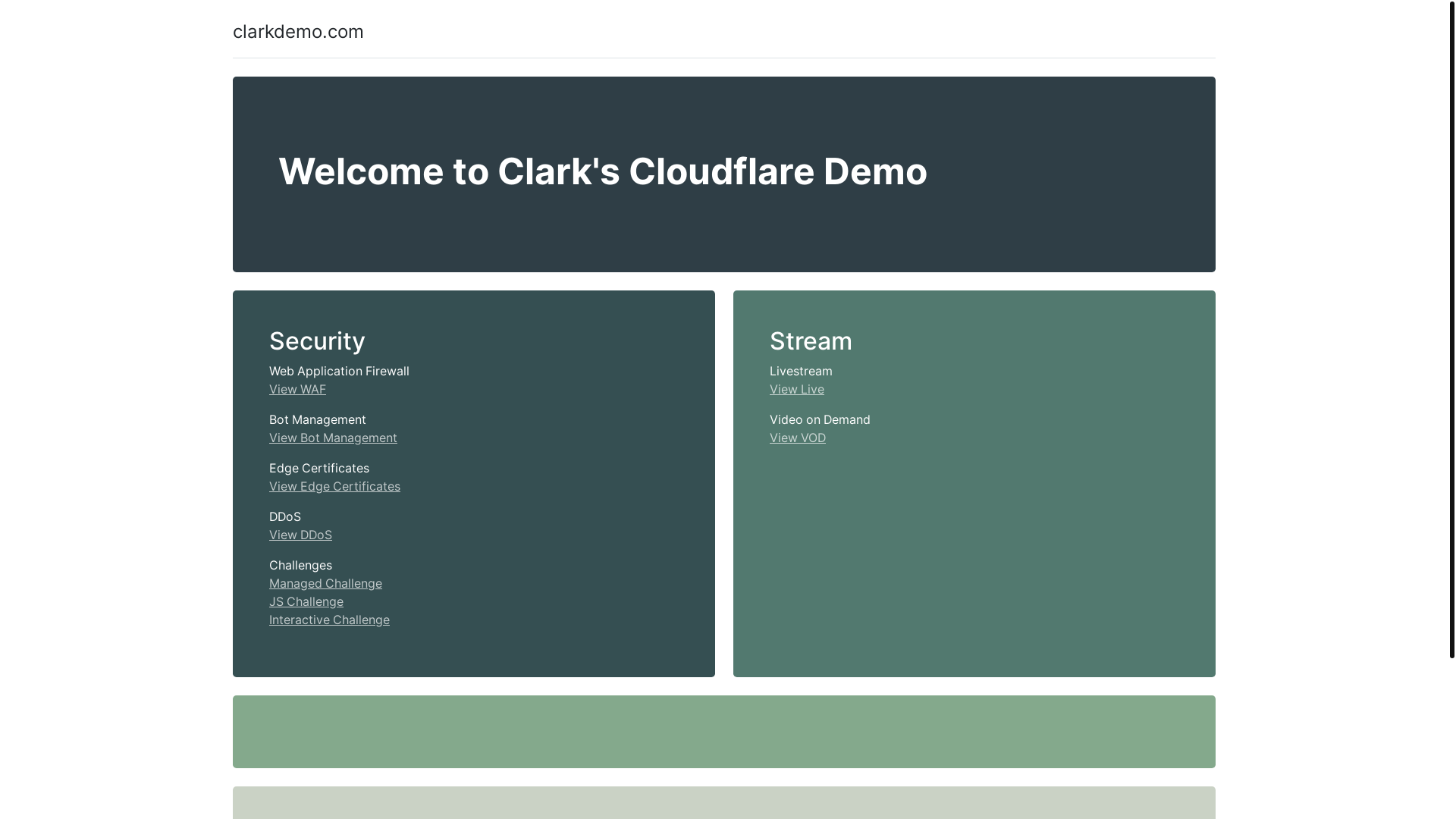 website screenshot of https://clarkdemo-com.pages.dev/