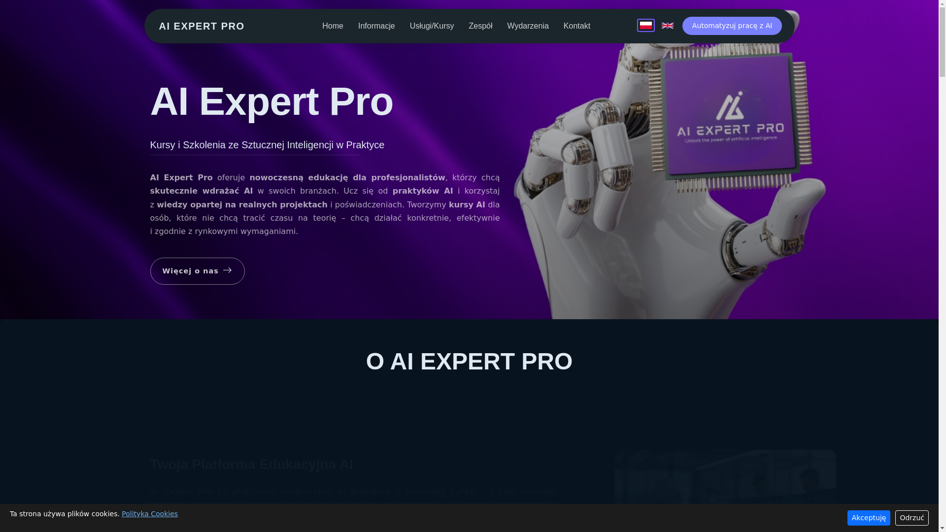 website screenshot of https://expertswithai.com/