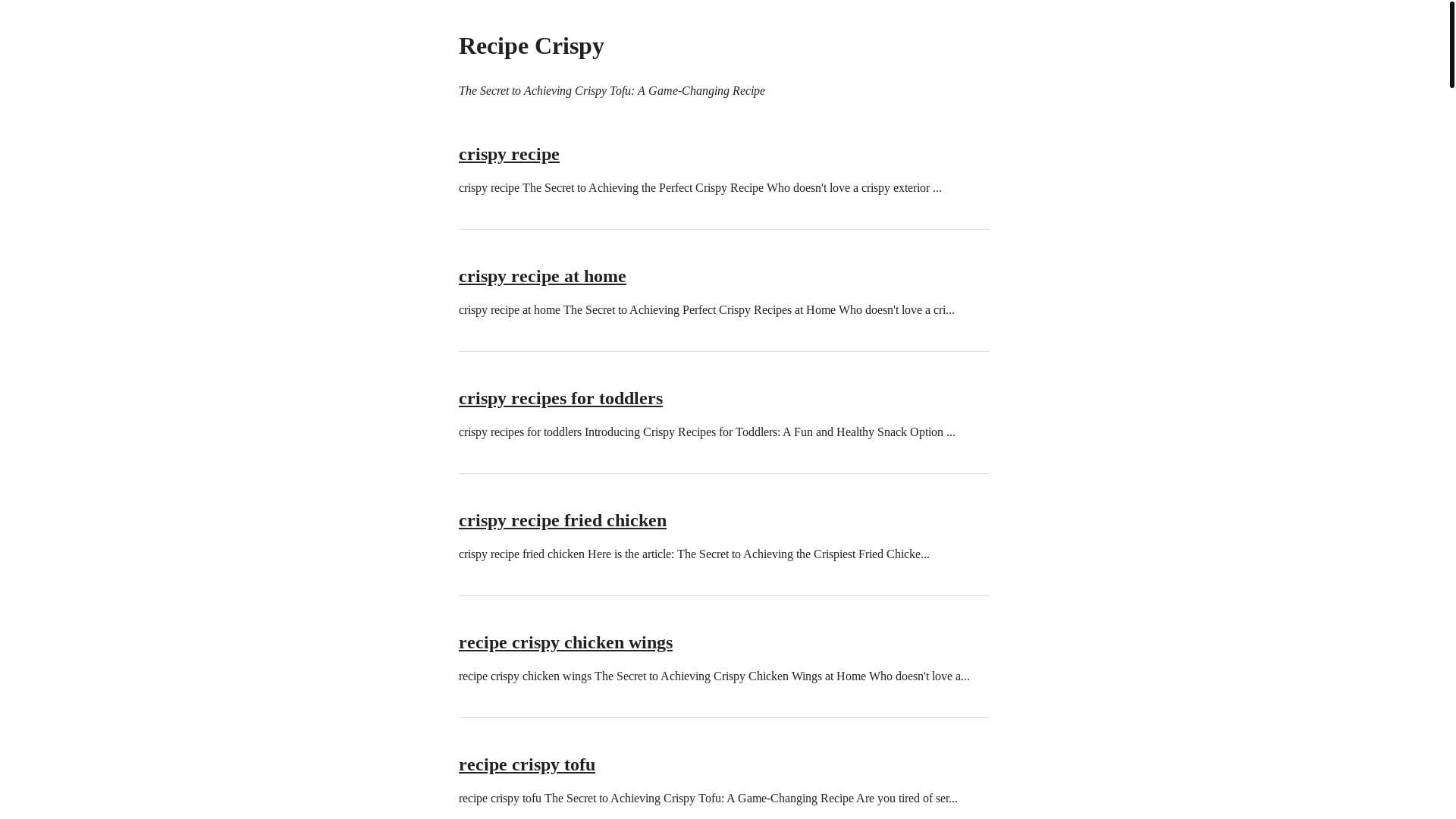 website screenshot of https://recipecrispy.pages.dev/