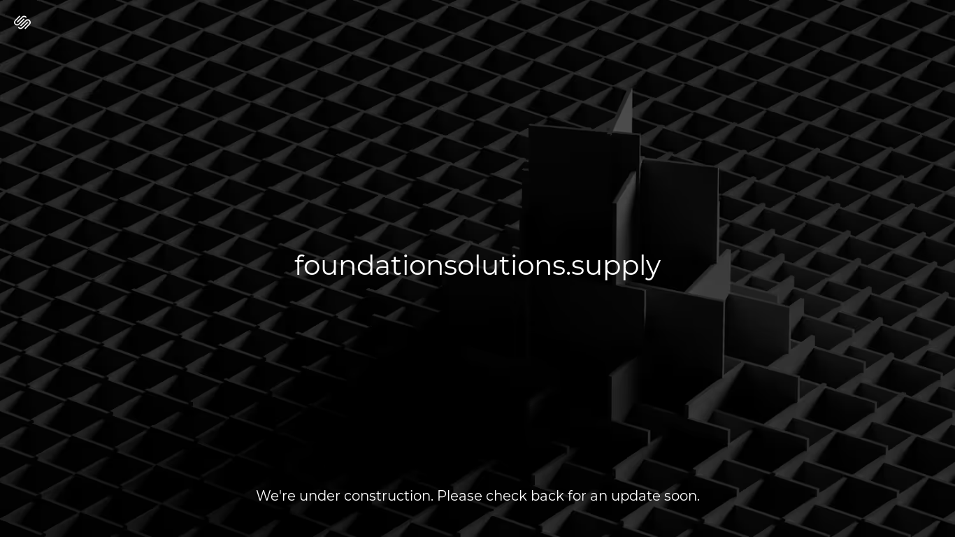 website screenshot of https://foundationsolutions.supply/