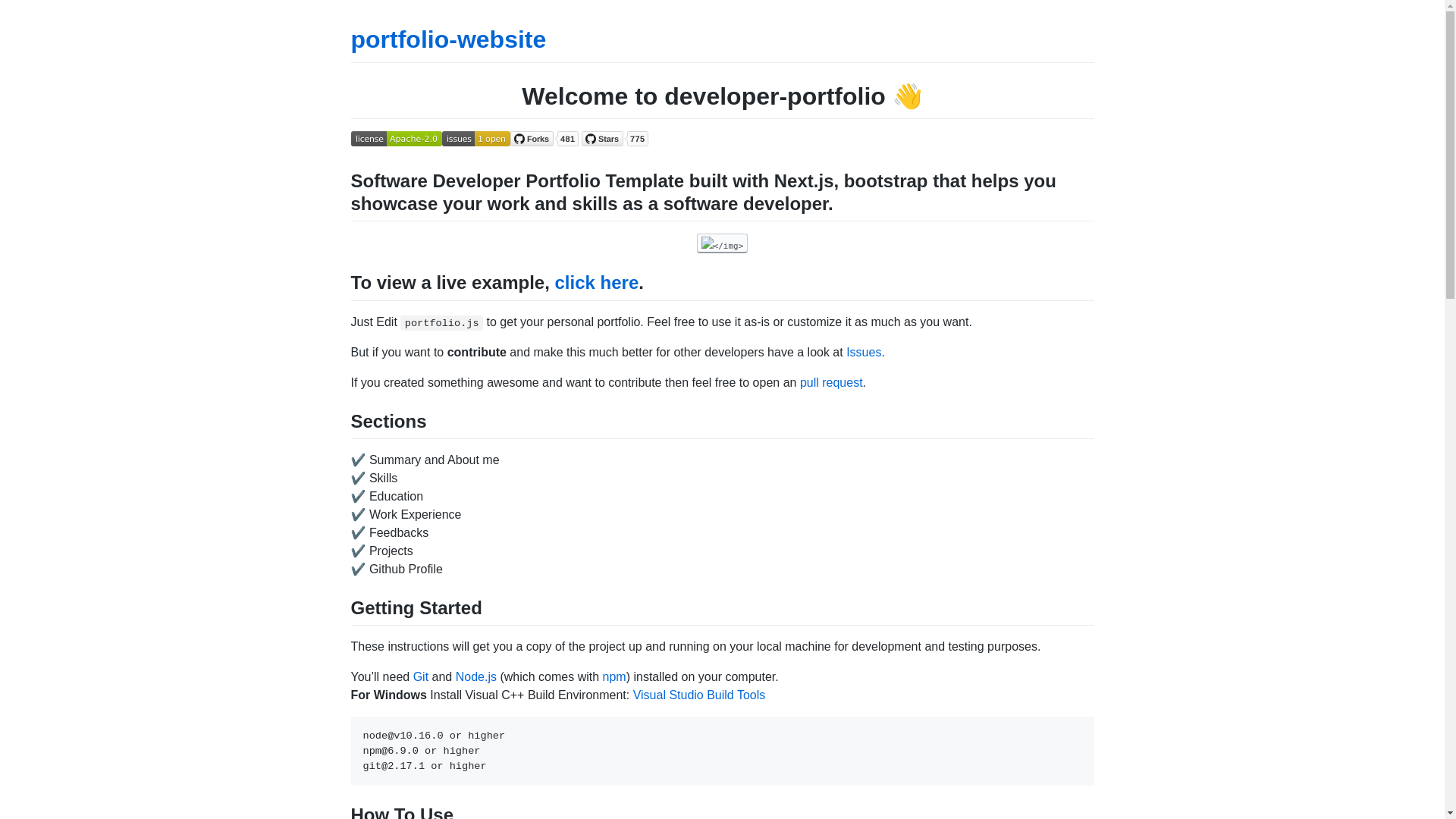website screenshot of https://sumitkumarchaudhary.com.np/