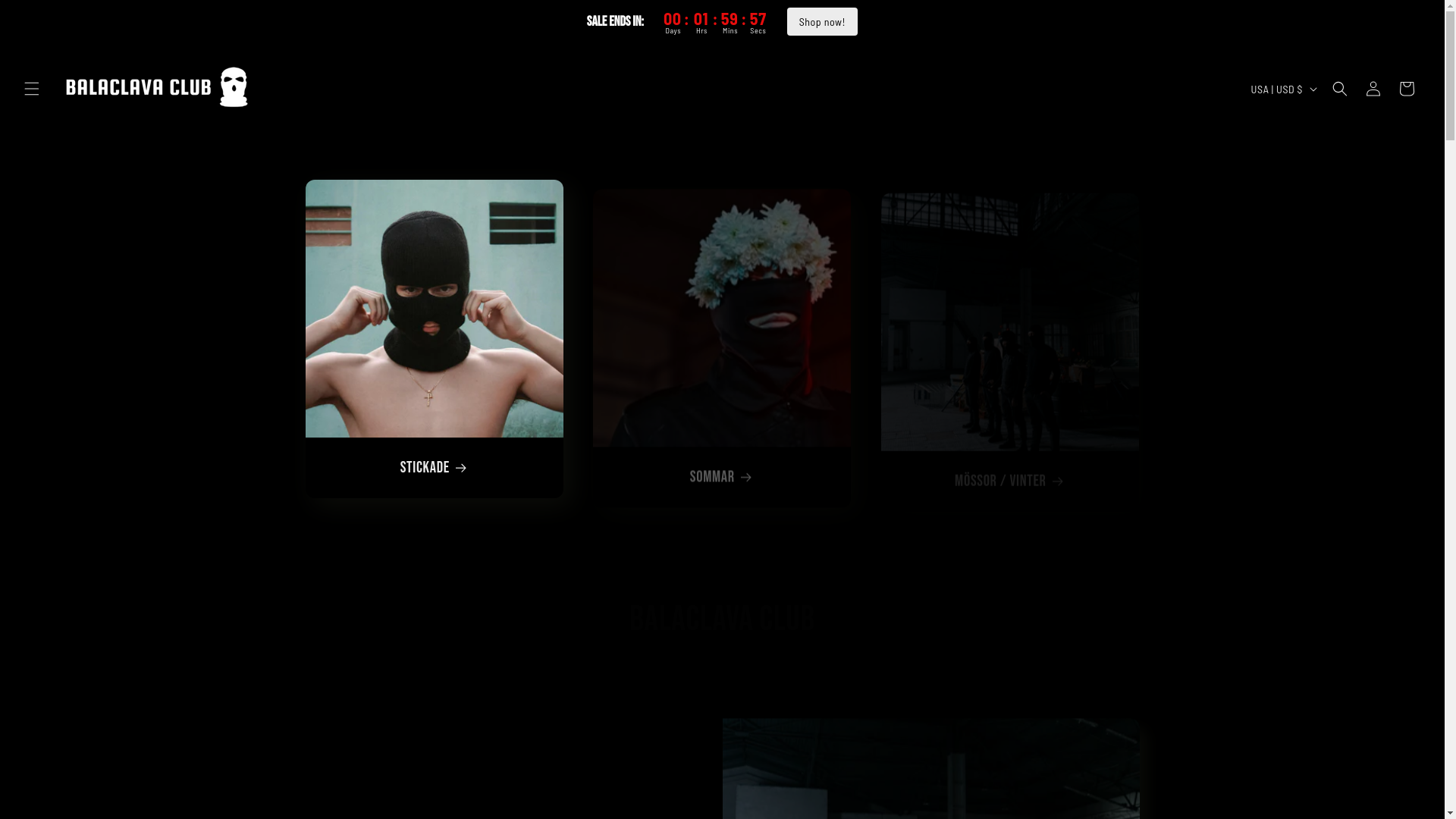 website screenshot of https://balaclavclub.com/