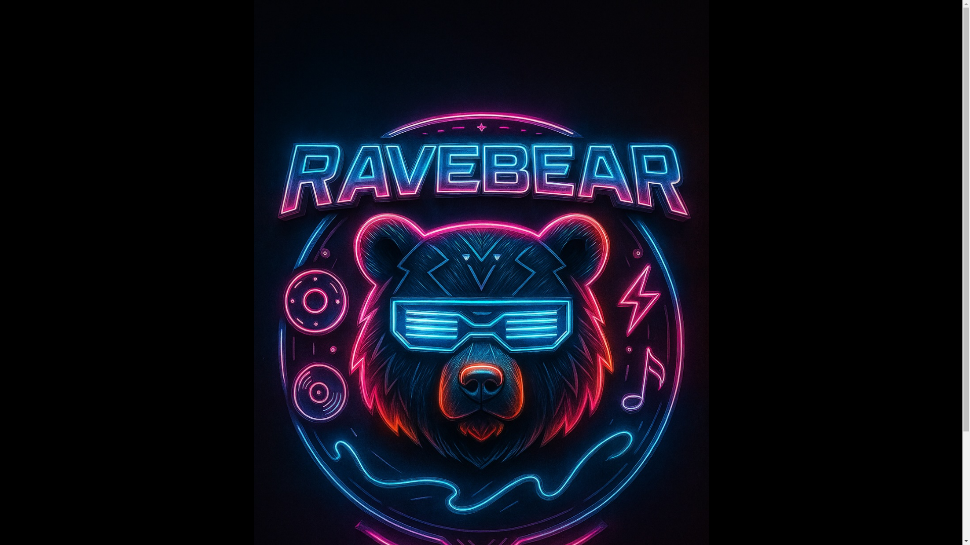 website screenshot of https://ravebear.nl/