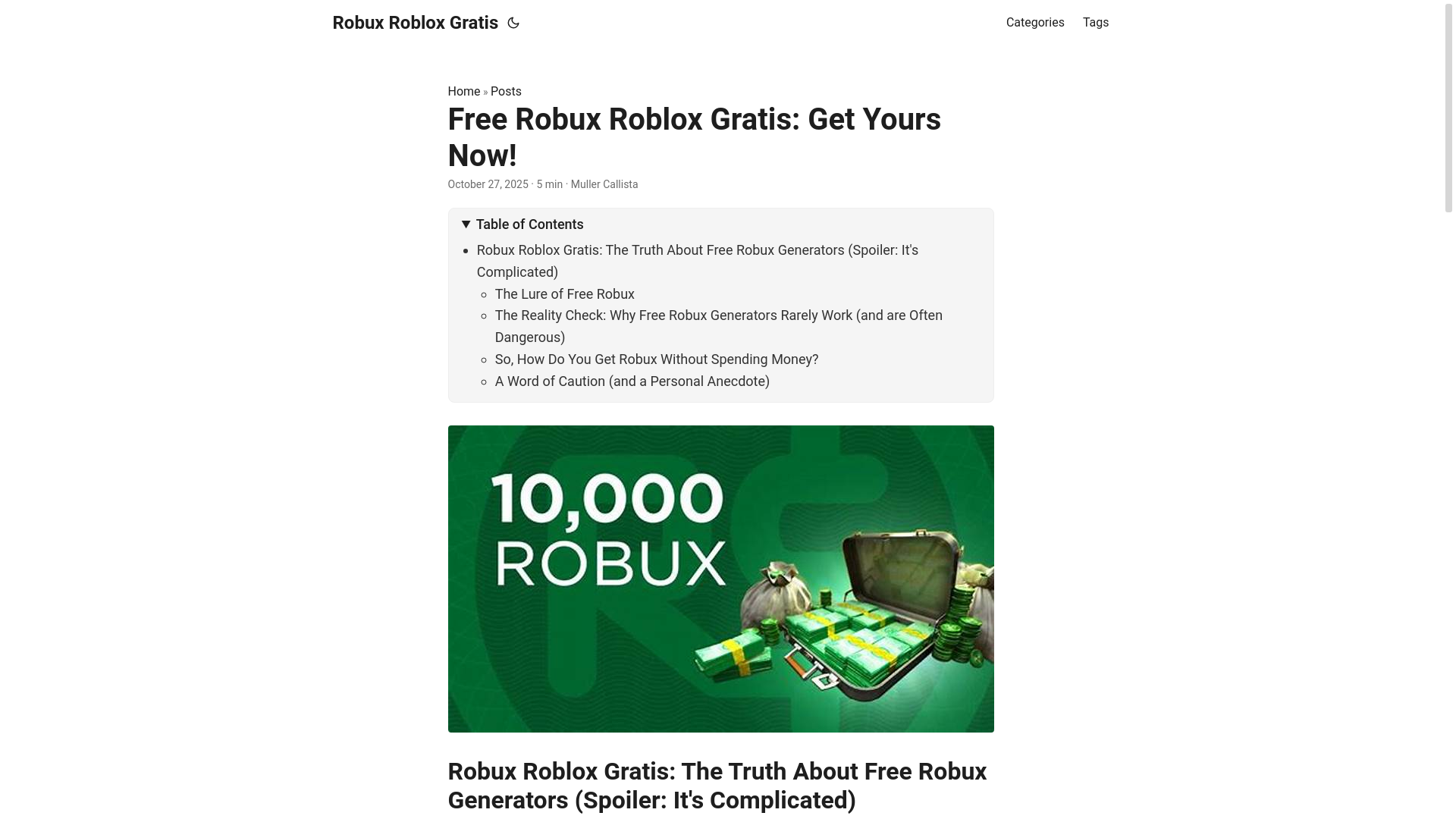 website screenshot of https://robux-roblox-gratis.pages.dev/