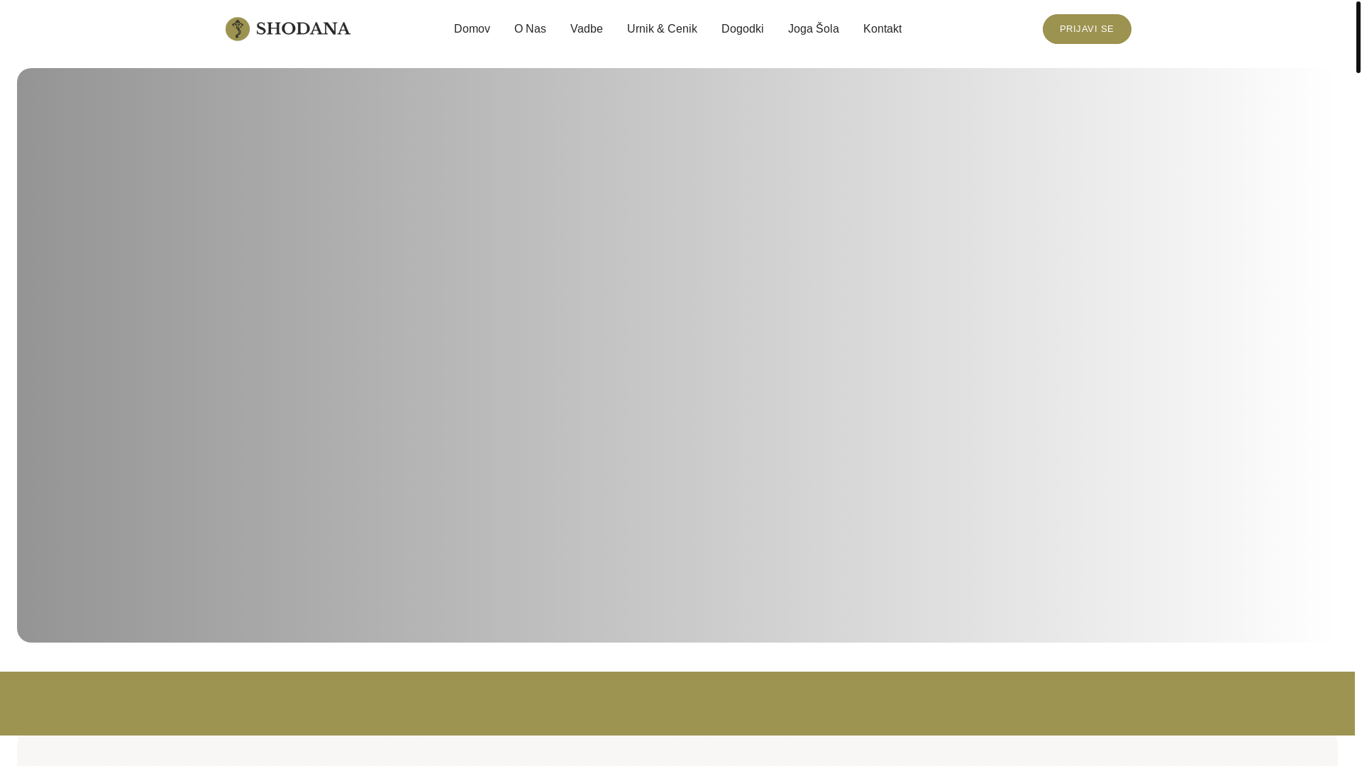website screenshot of https://shodana-joga.si/