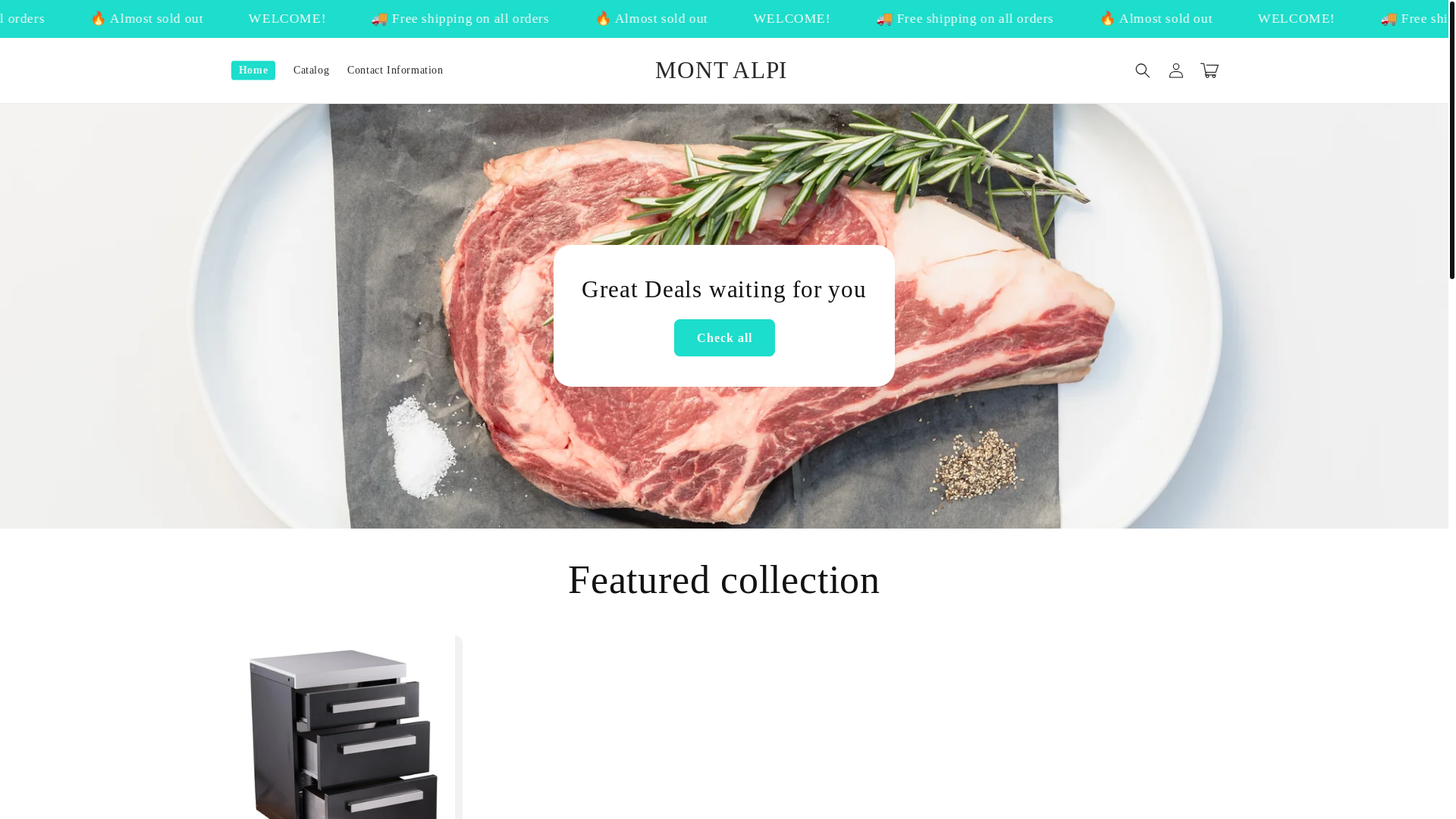 website screenshot of https://montaalpi.shop/