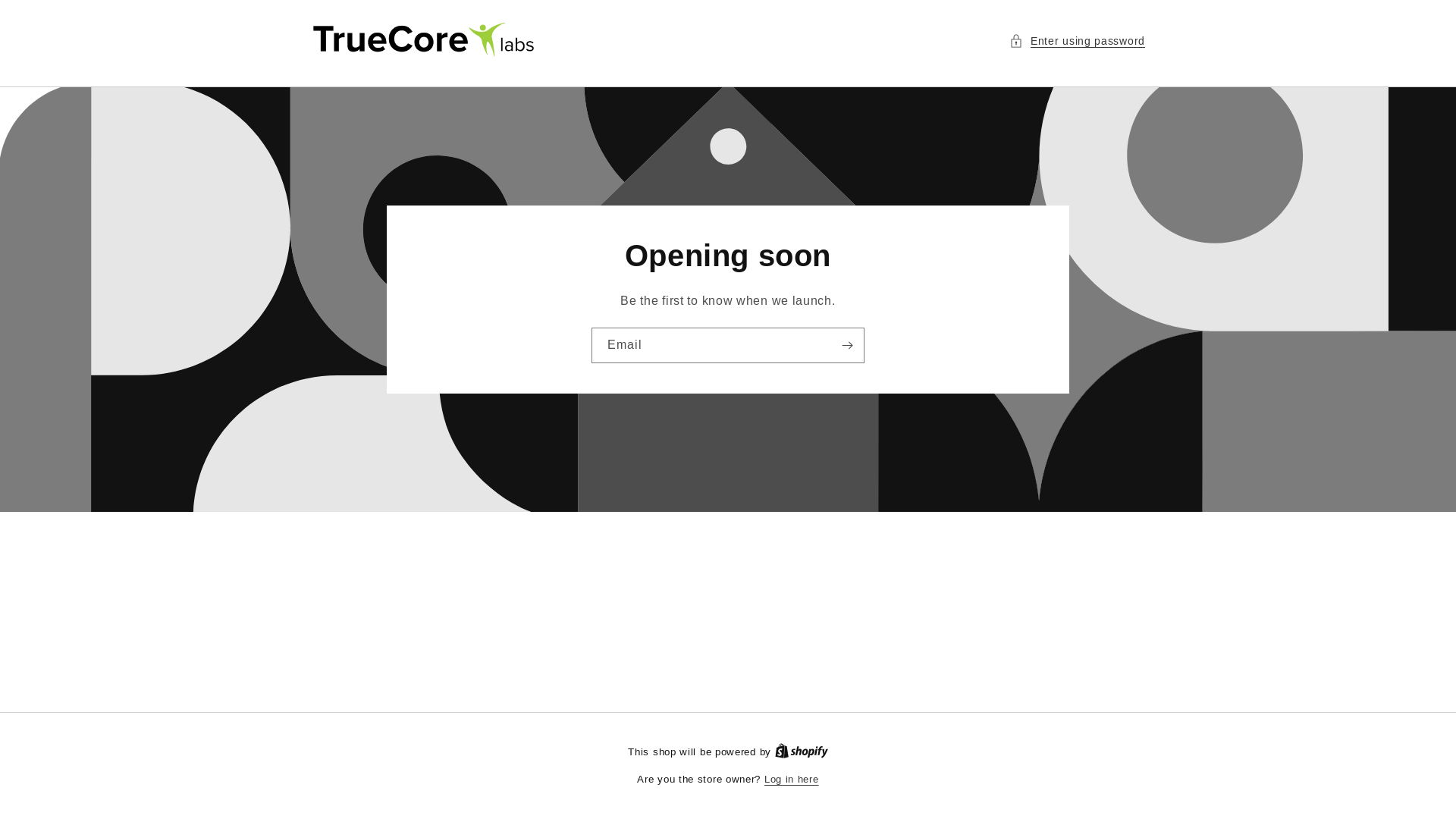 website screenshot of https://truecorelabs.com/