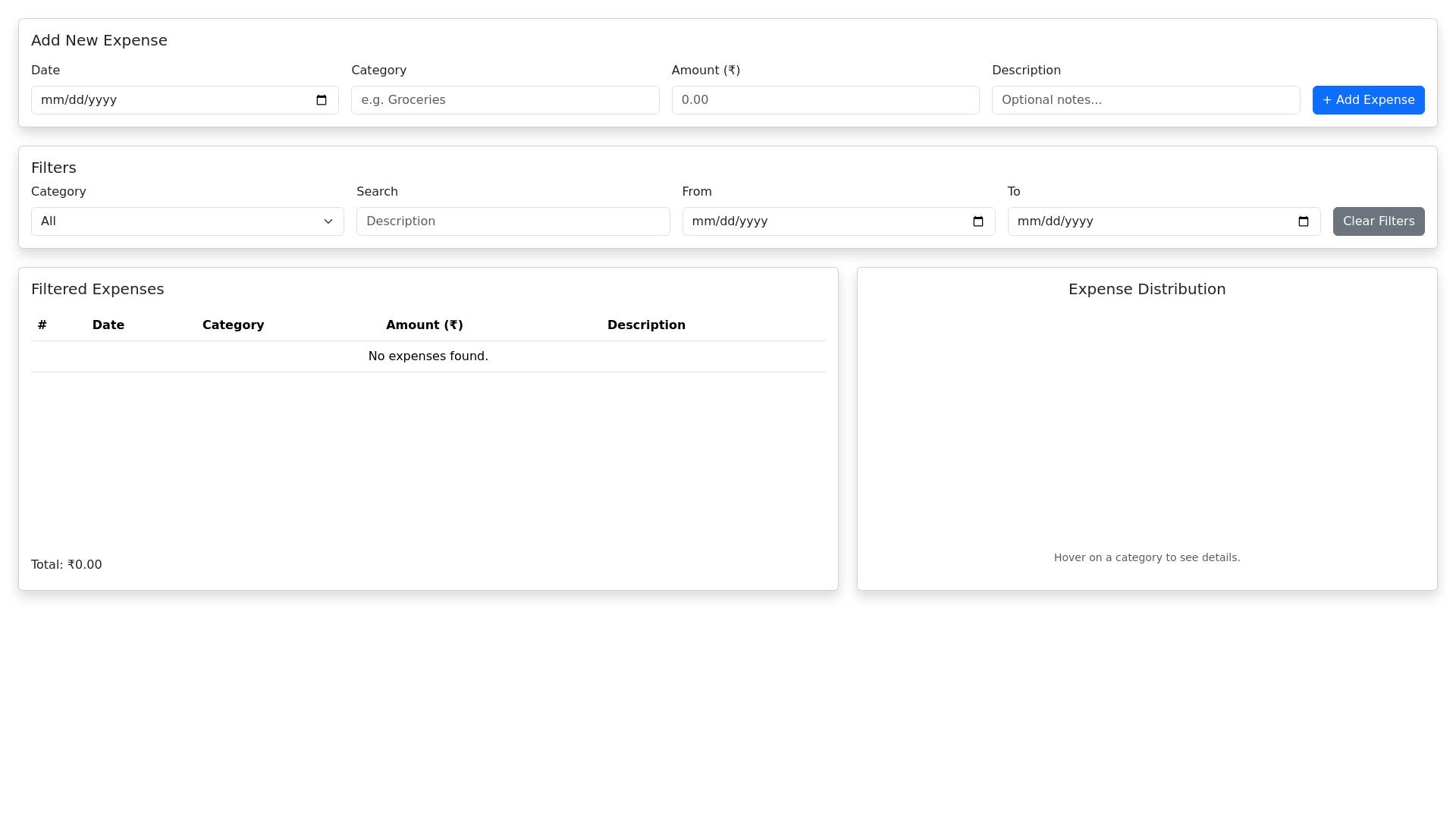 website screenshot of https://expense-tracker-eof.pages.dev/