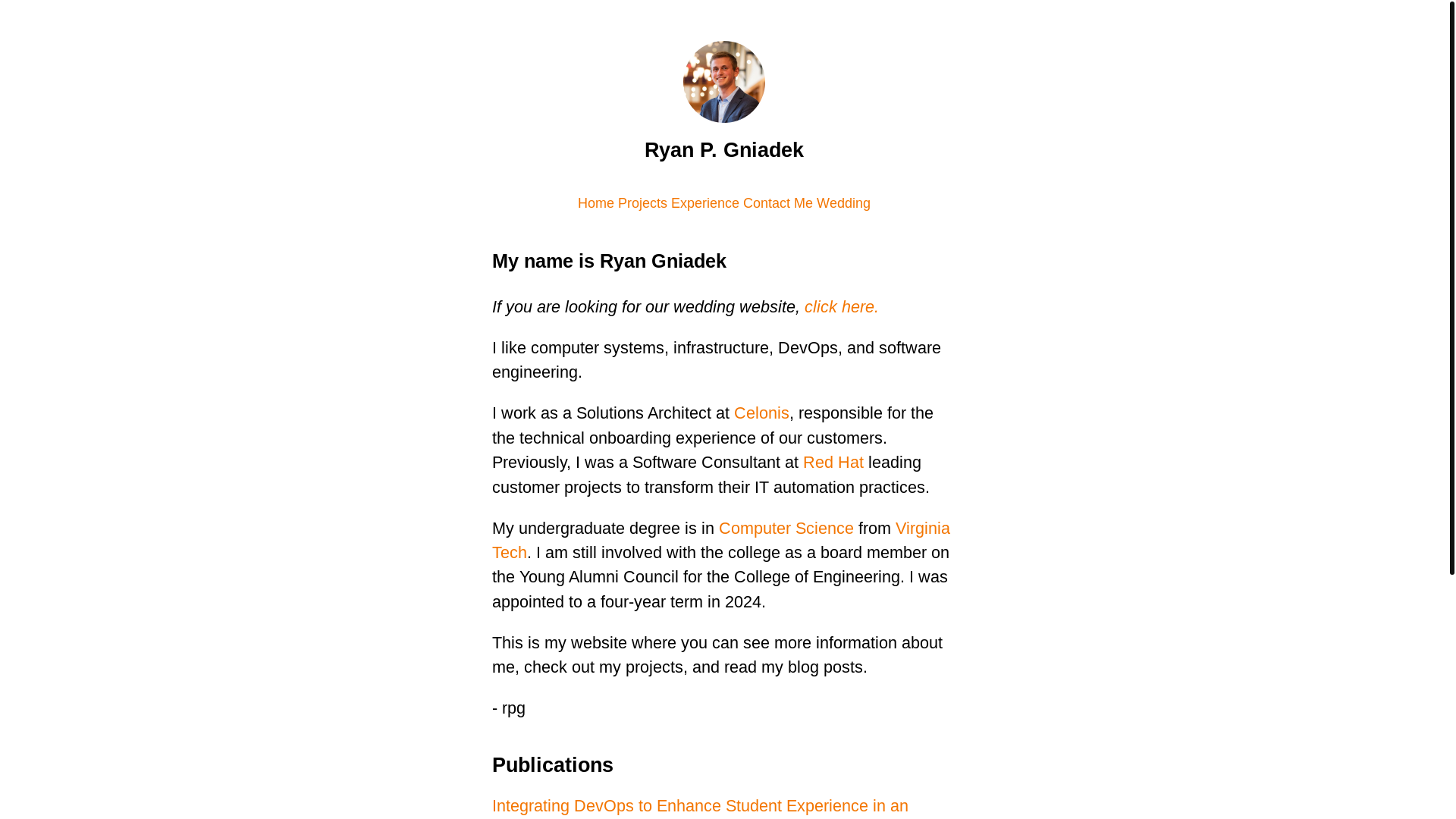 website screenshot of https://ryangniadek.pages.dev/