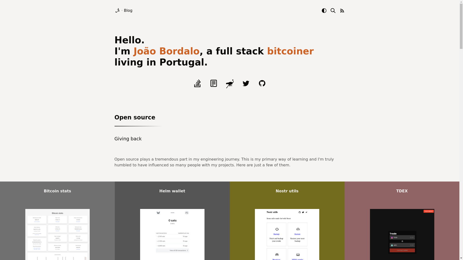 website screenshot of https://joaobordalo.com/