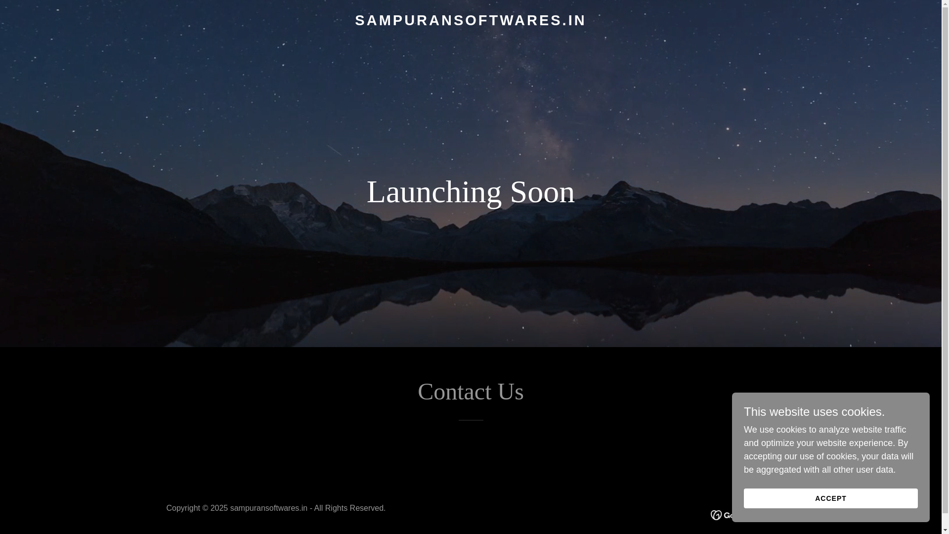 website screenshot of https://sampuransoftwares.in/
