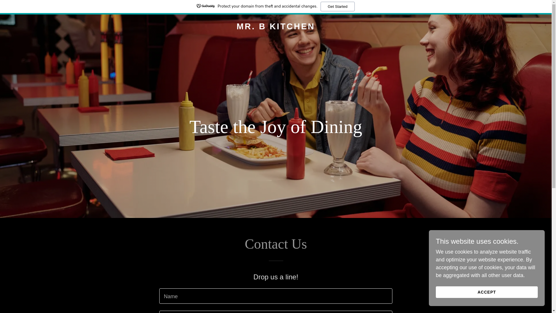 website screenshot of https://mrb-kitchen25.com/