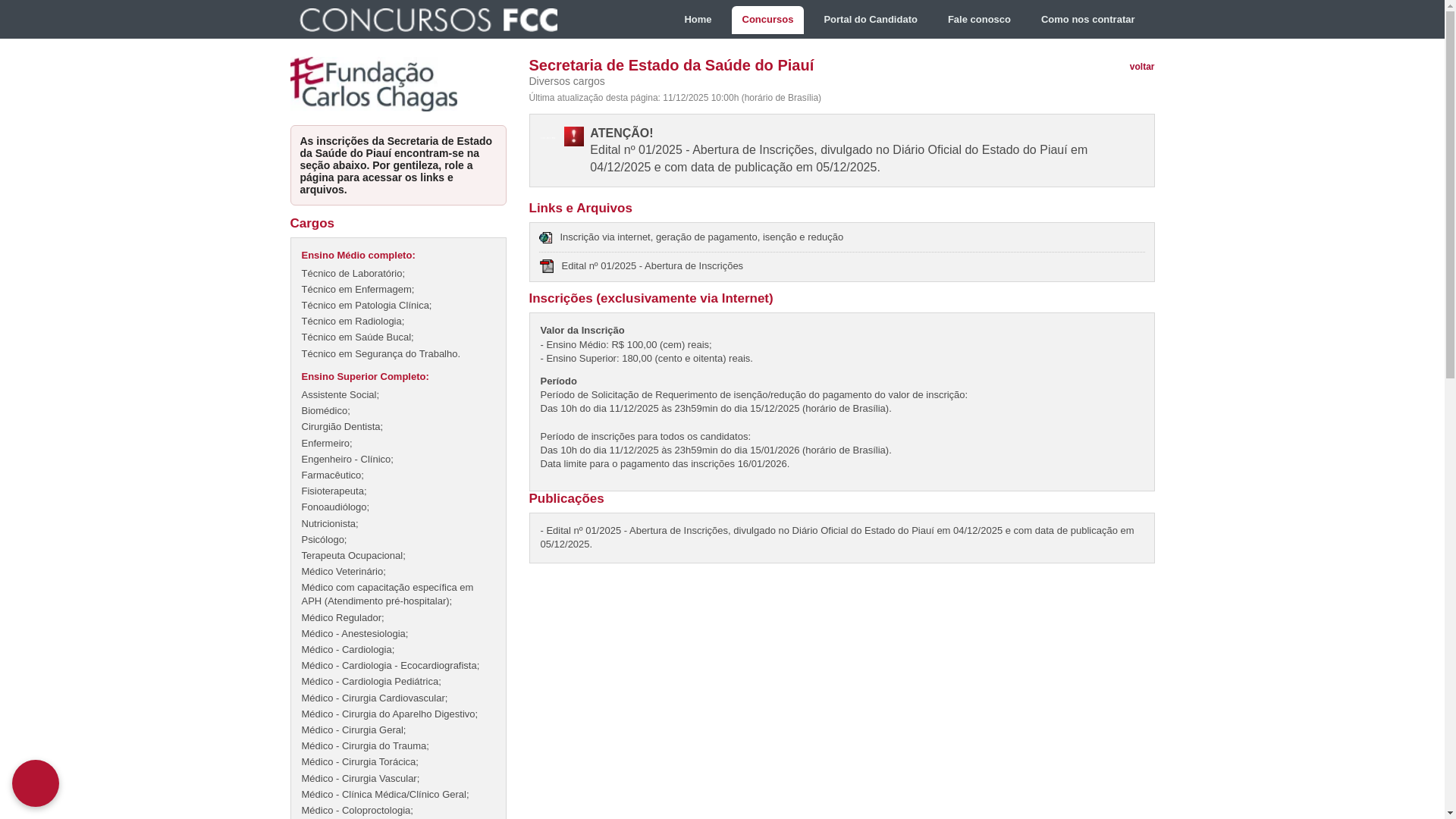 website screenshot of https://concursopublicopiesapi2025.site/