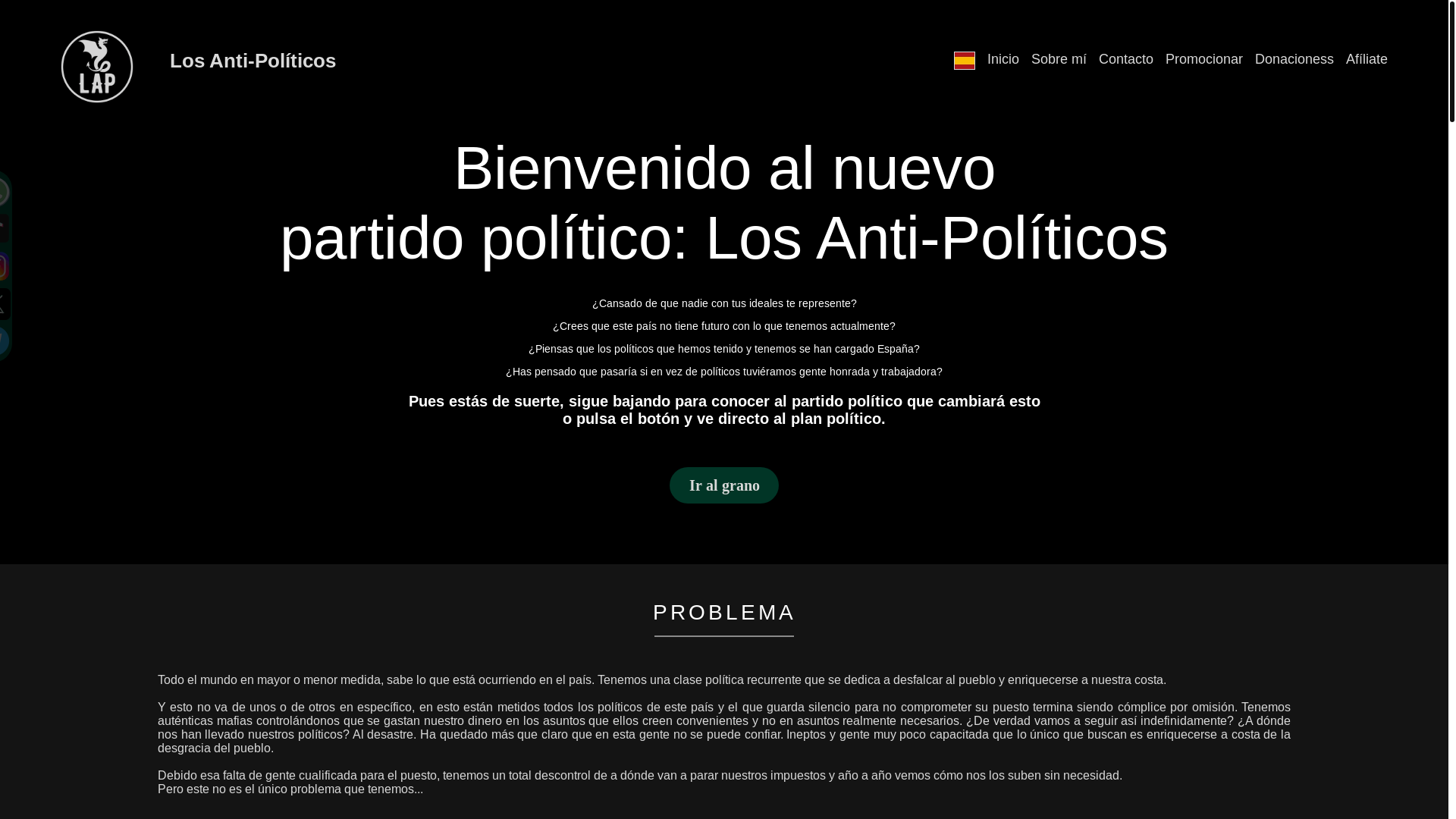 website screenshot of https://elantipolitico.pages.dev/