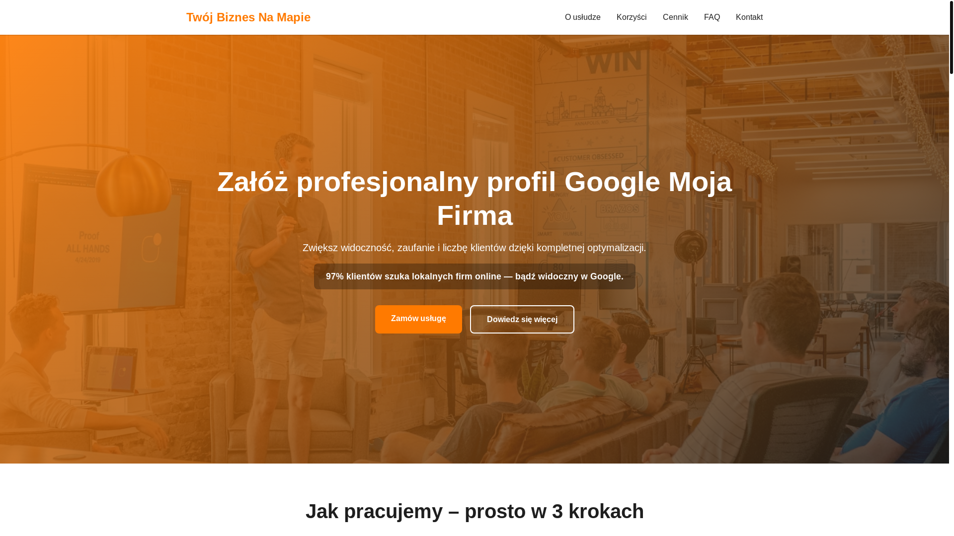 website screenshot of https://twojbiznesnamapie.pages.dev/