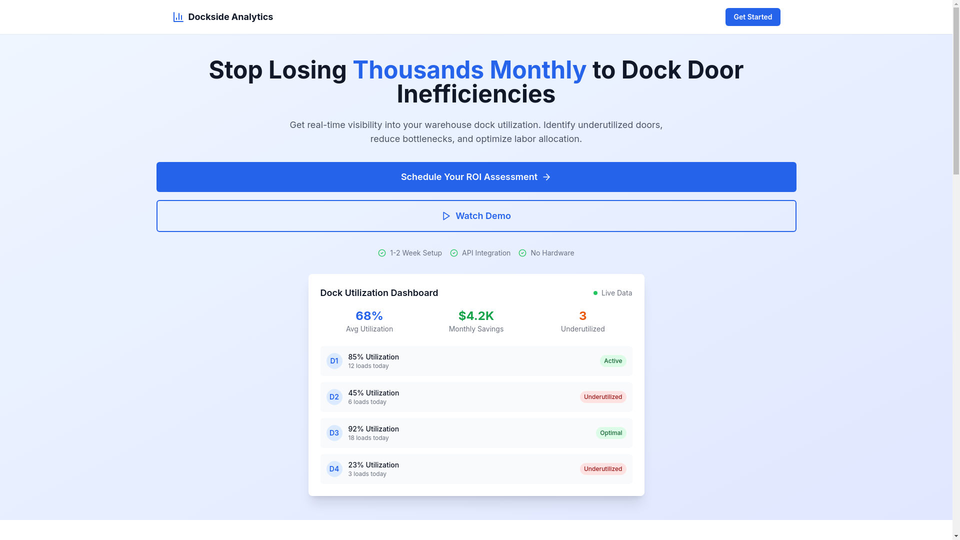 website screenshot of https://dockside-website.pages.dev/
