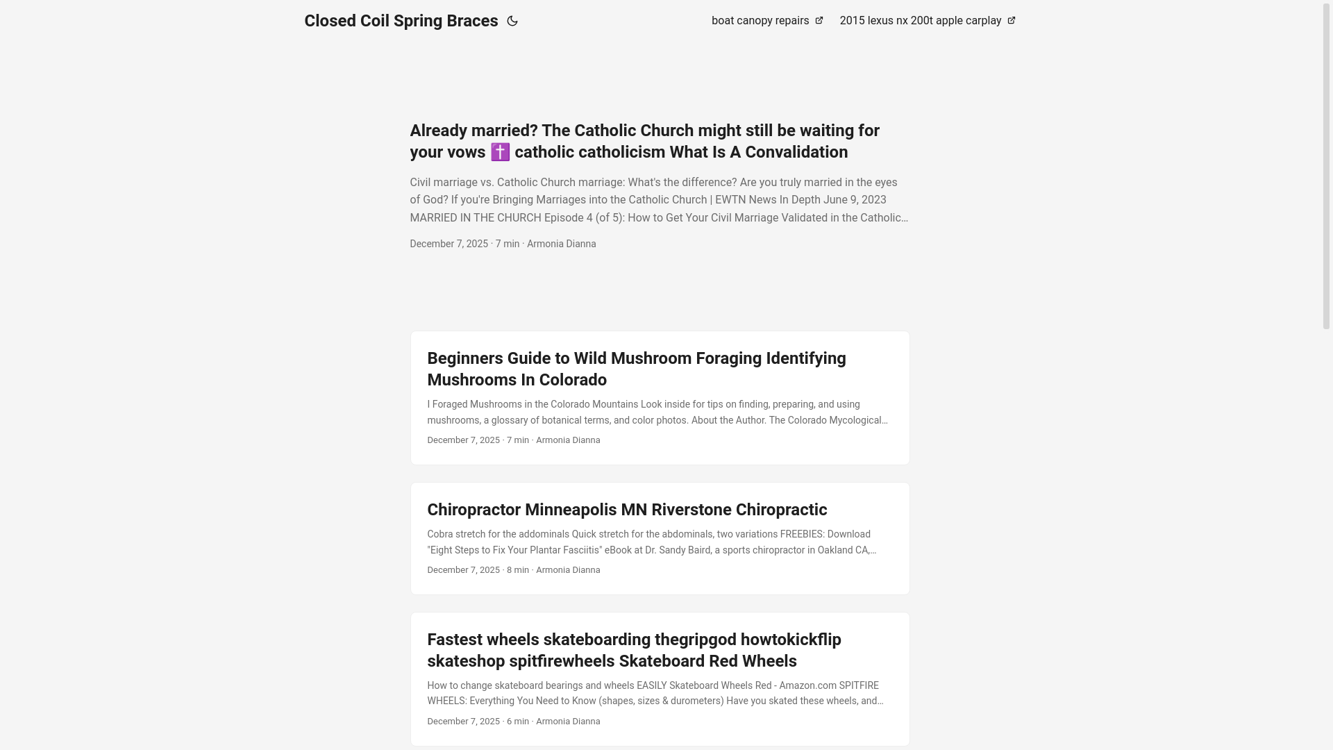 website screenshot of https://closedcoilspringbraces.pages.dev/
