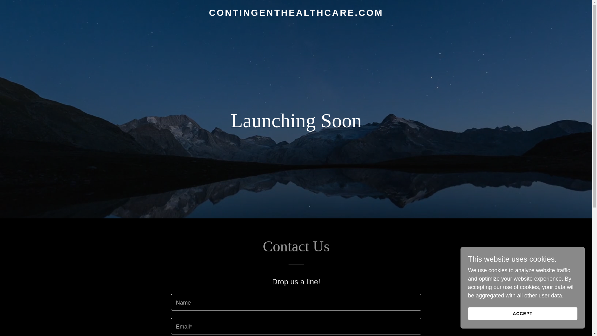 website screenshot of https://contingenthealthcare.com/