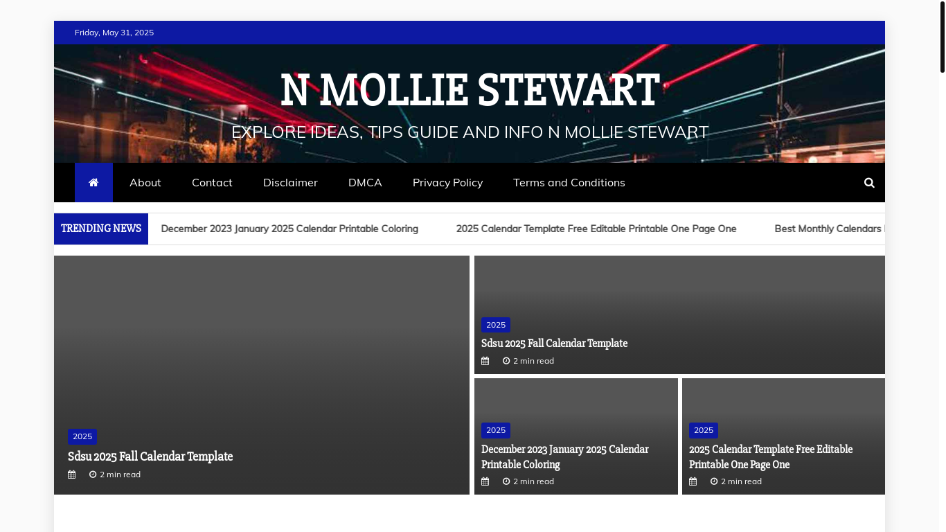 website screenshot of https://nmolliestewart.pages.dev/