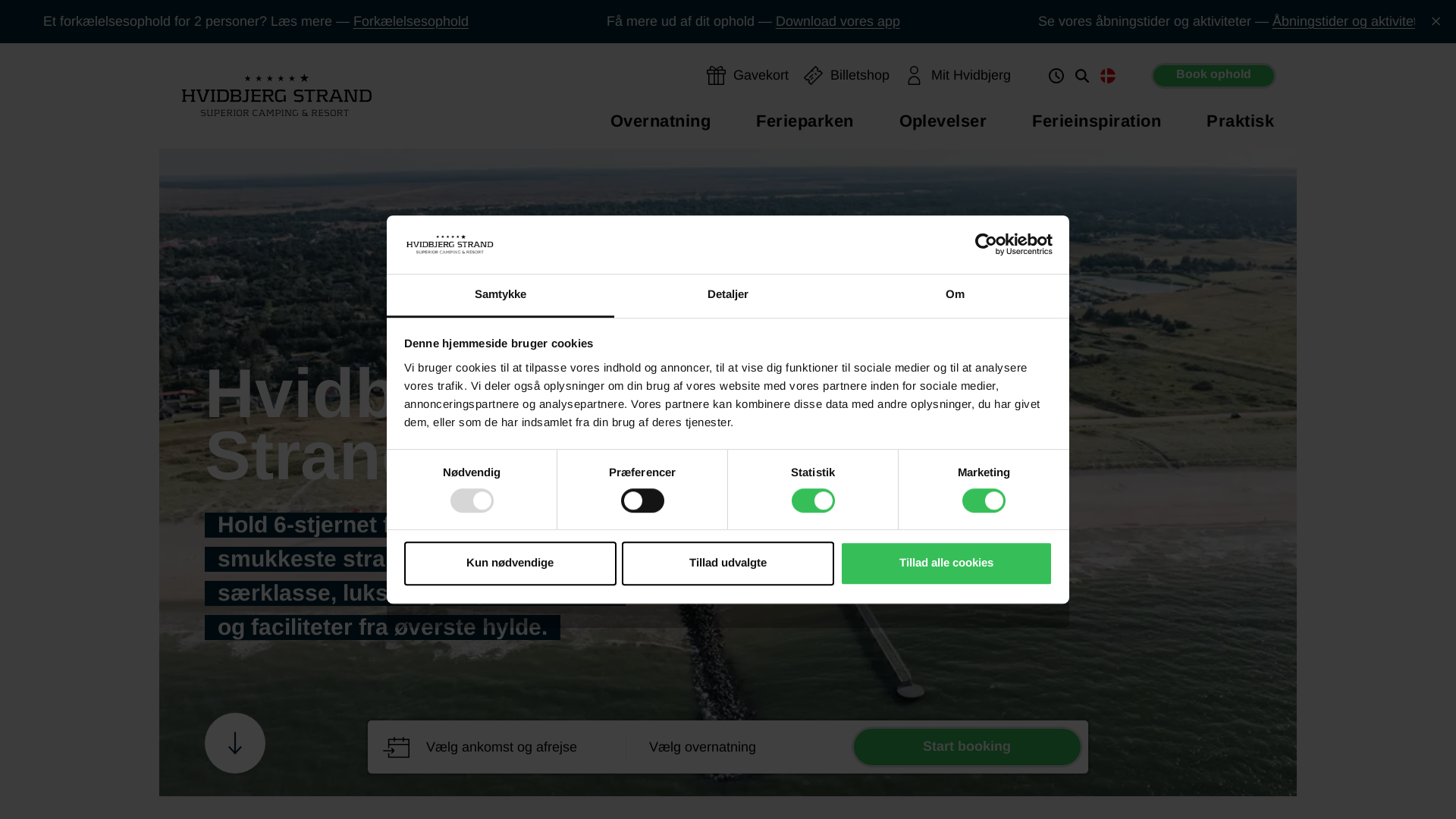 website screenshot of https://hvidbjergcollective.dk/