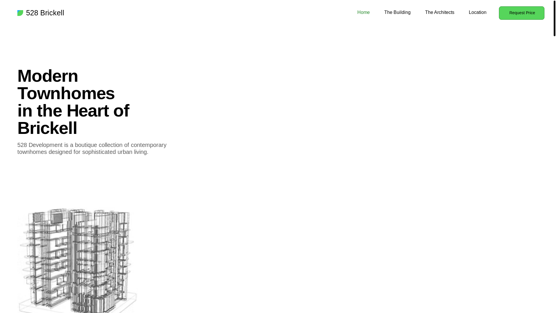 website screenshot of https://528brickell.com/