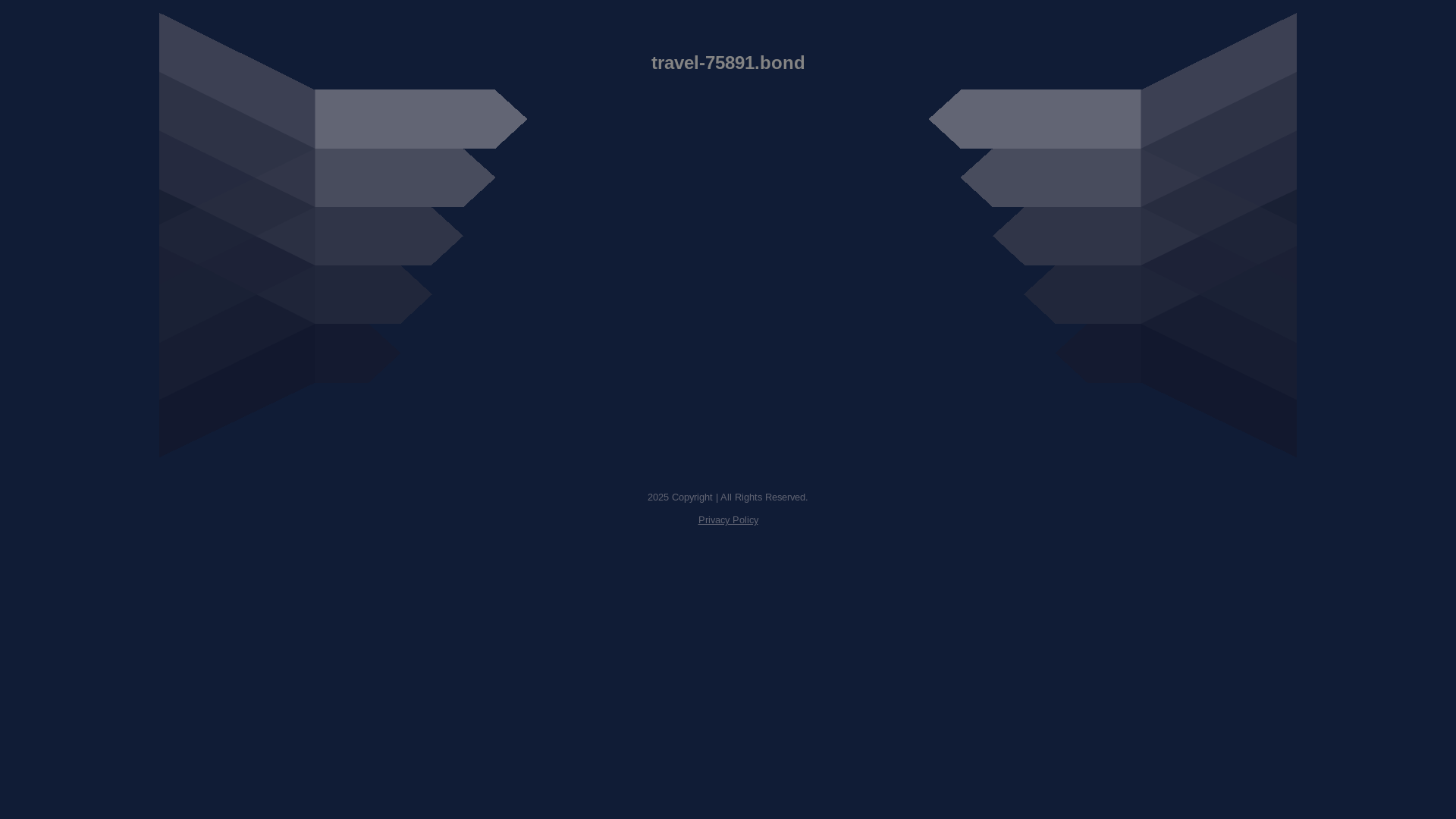 website screenshot of https://travel-75891.bond/