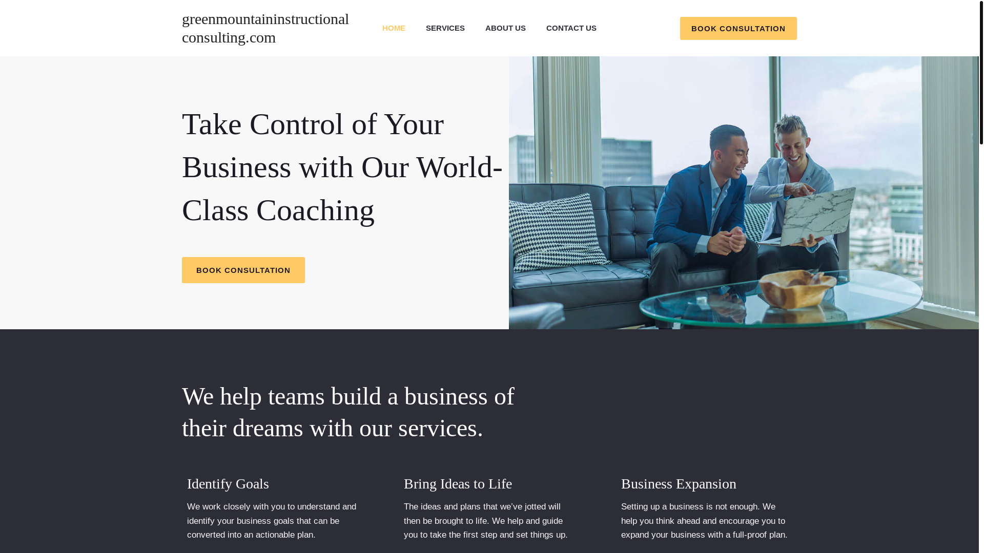 website screenshot of https://greenmountaininstructionalconsulting.com/