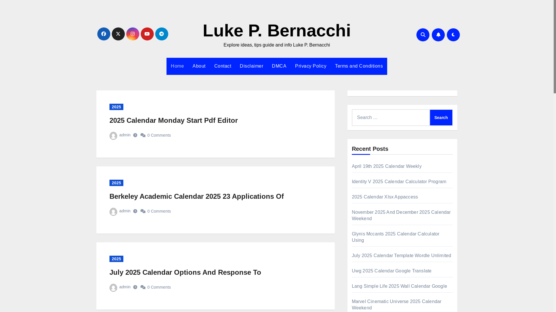 website screenshot of https://lukepbernacchi.pages.dev/