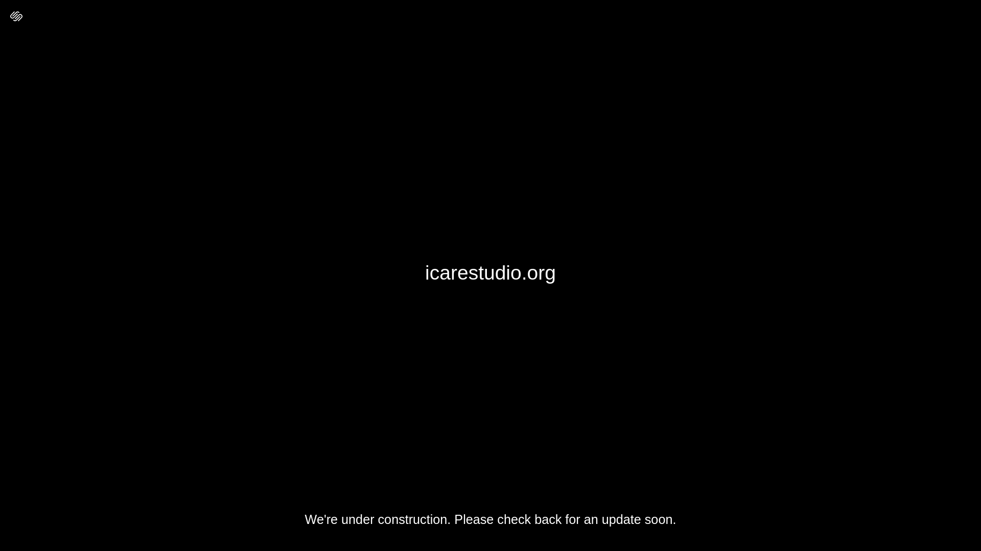 website screenshot of https://icarestudio.org/