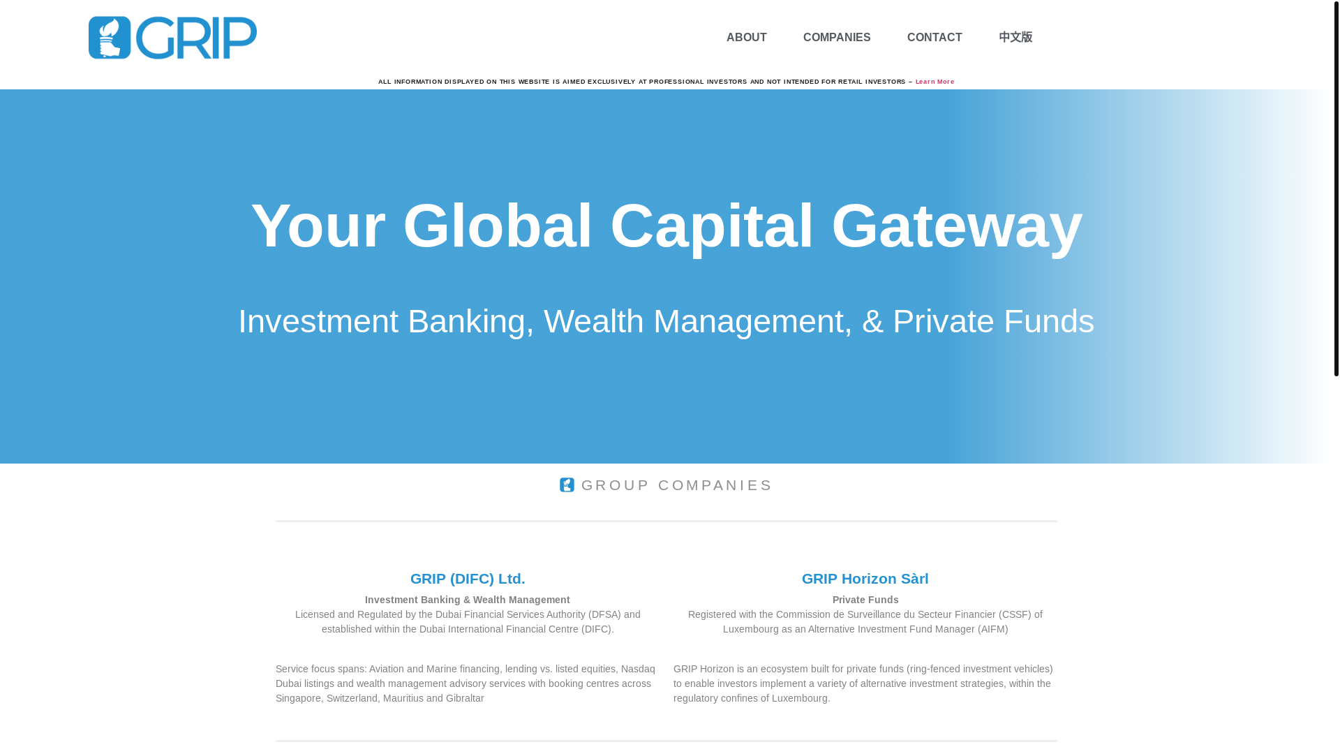 website screenshot of https://grip-invest.com/