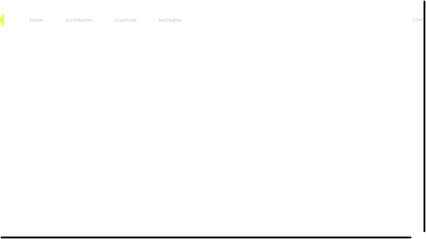 website screenshot of https://bykayex.com/
