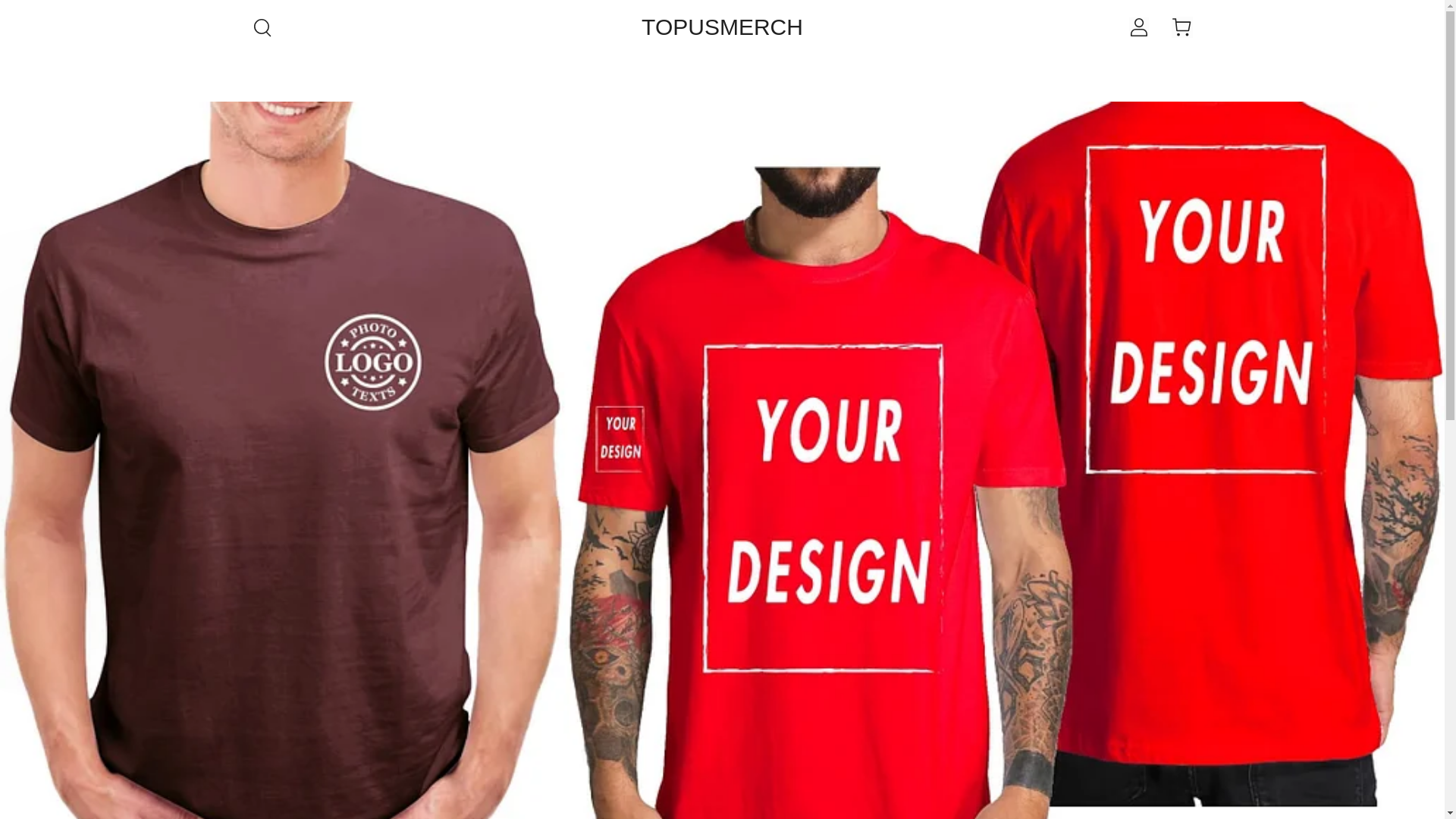 website screenshot of https://topusmerch.shop/