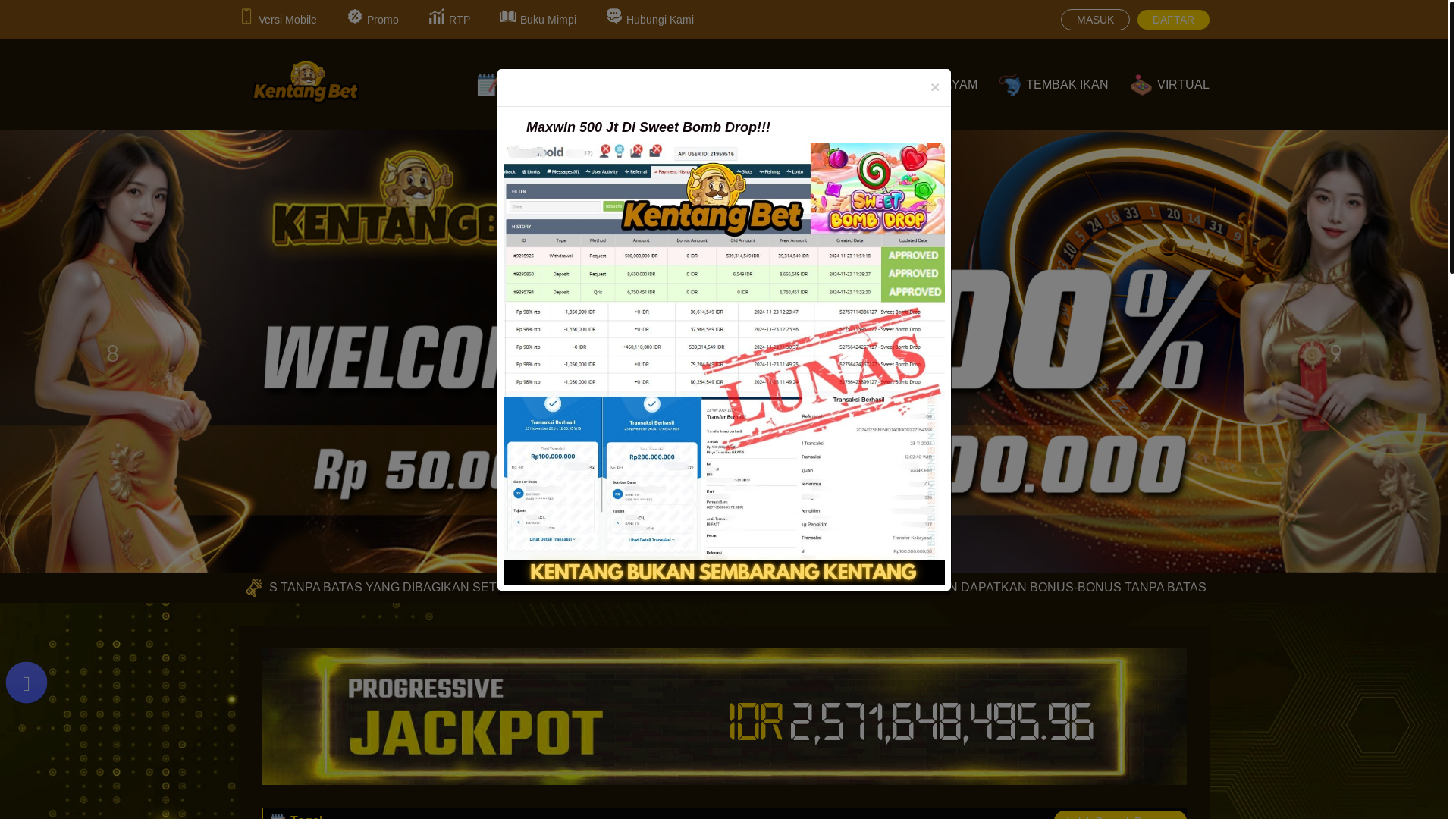 website screenshot of https://gacorkentang.us/