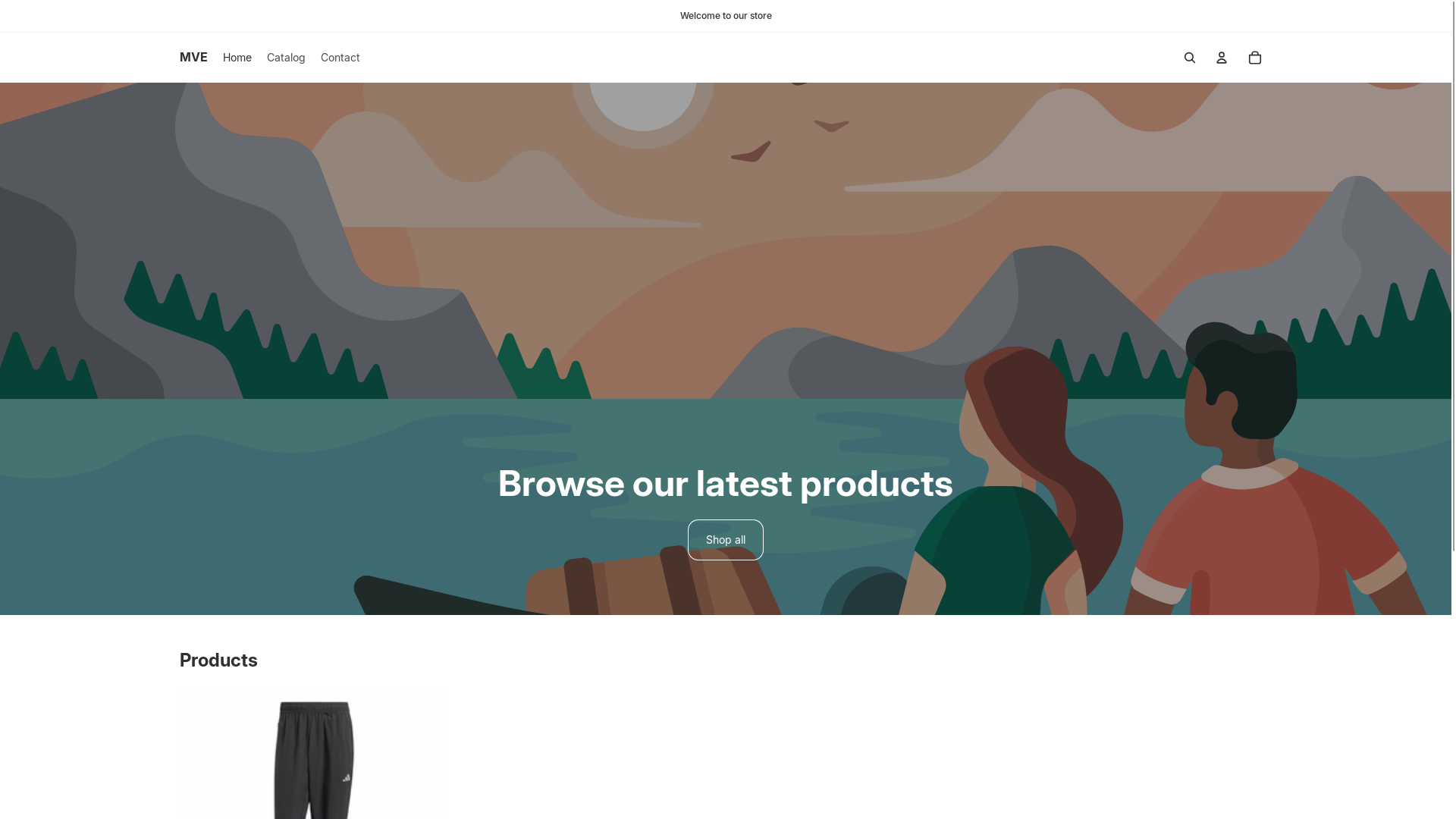website screenshot of https://mveideas.com/