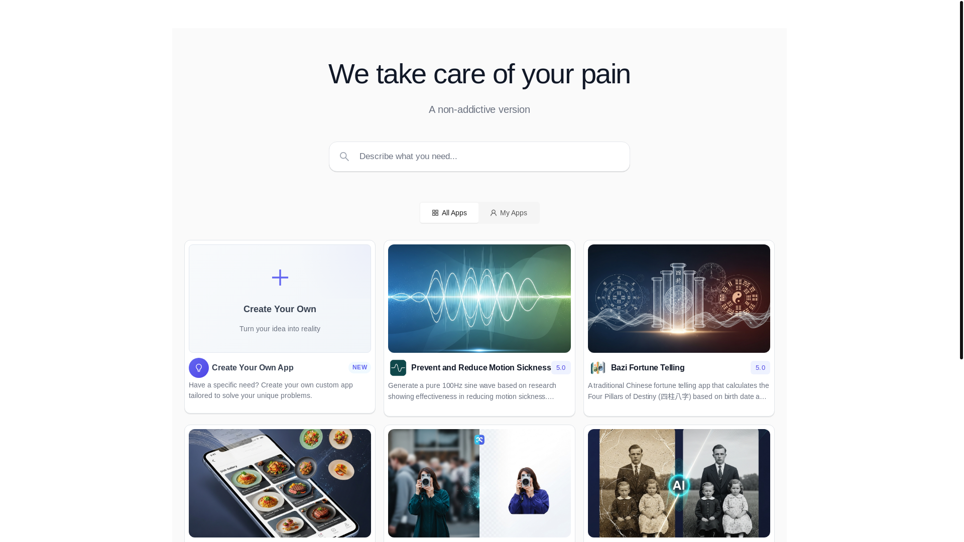 website screenshot of https://painkiller-frontend.pages.dev/