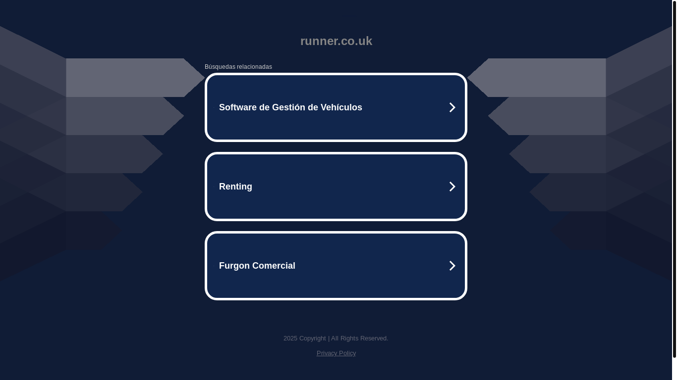 website screenshot of https://bristol.road.runner.co.uk