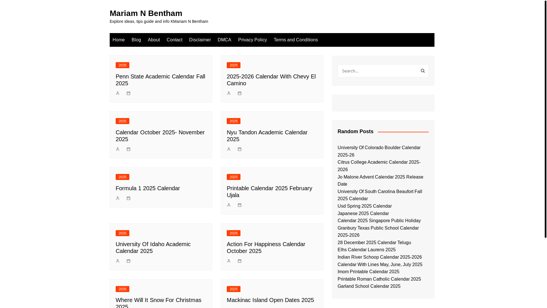 website screenshot of https://mariamnbentham.pages.dev/