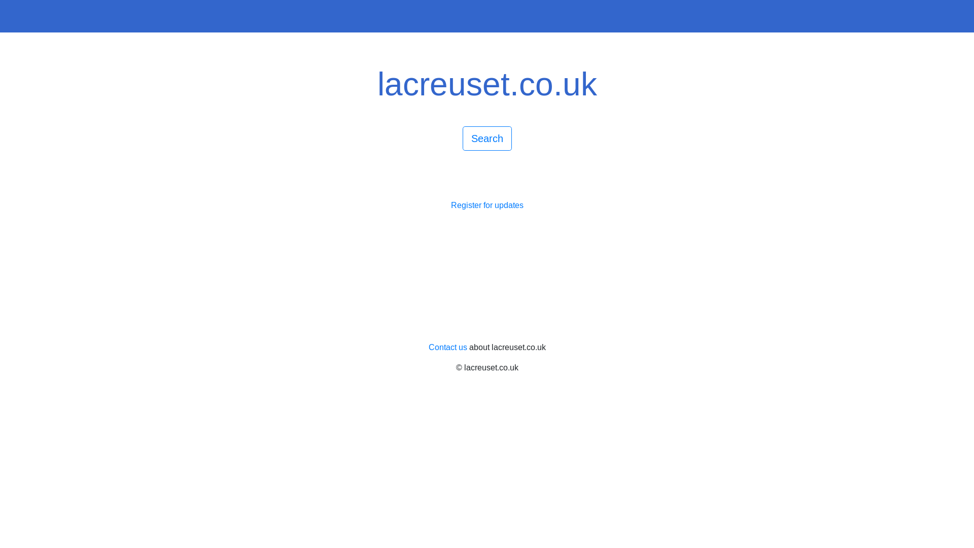 website screenshot of https://lacreuset.co.uk/