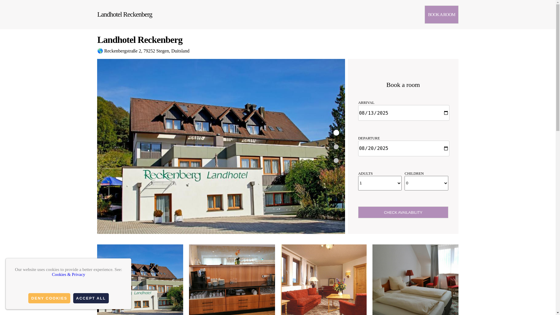 website screenshot of https://landhotel-reckenberg.com.es/