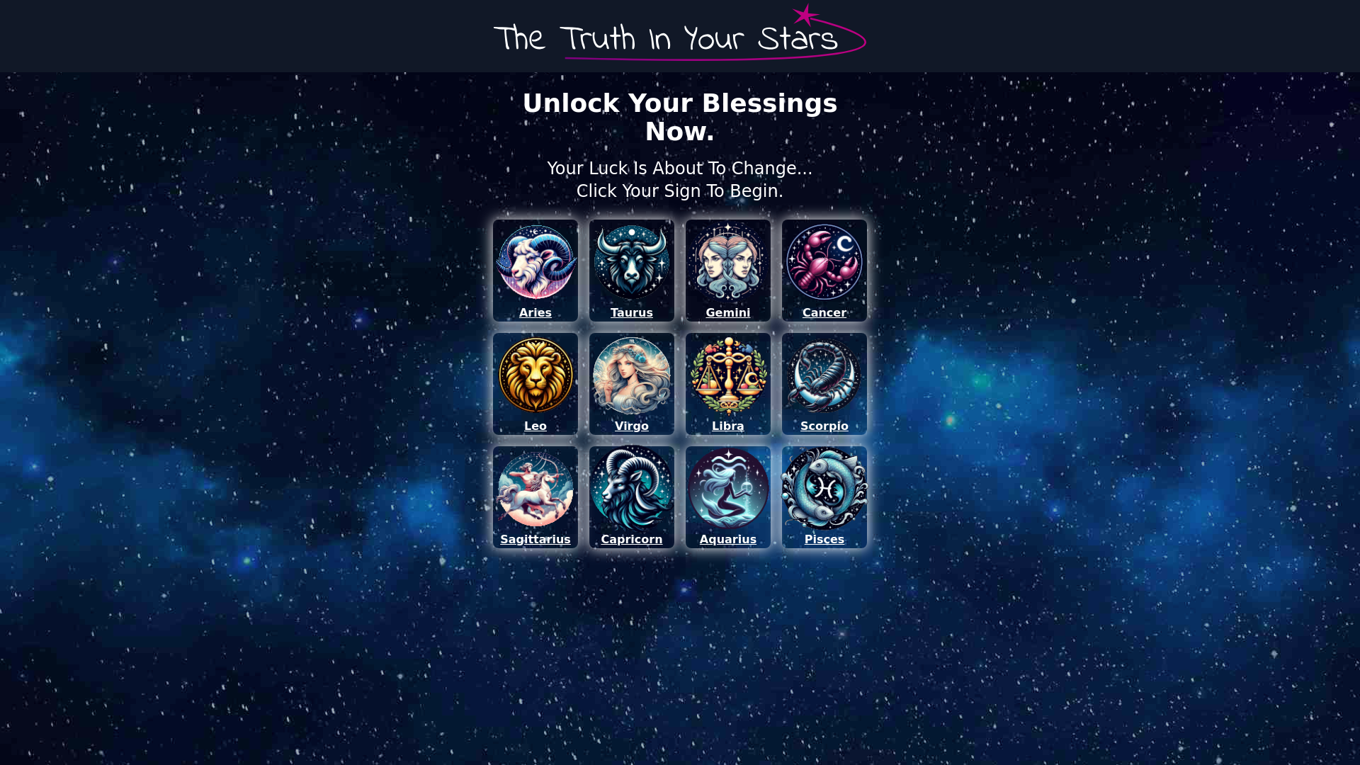 website screenshot of https://universe-messages.org/