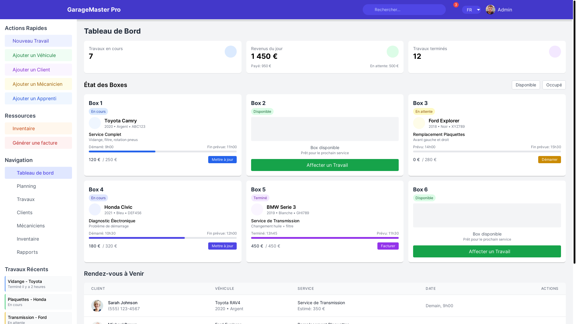 website screenshot of https://garagemasterpro.pages.dev/