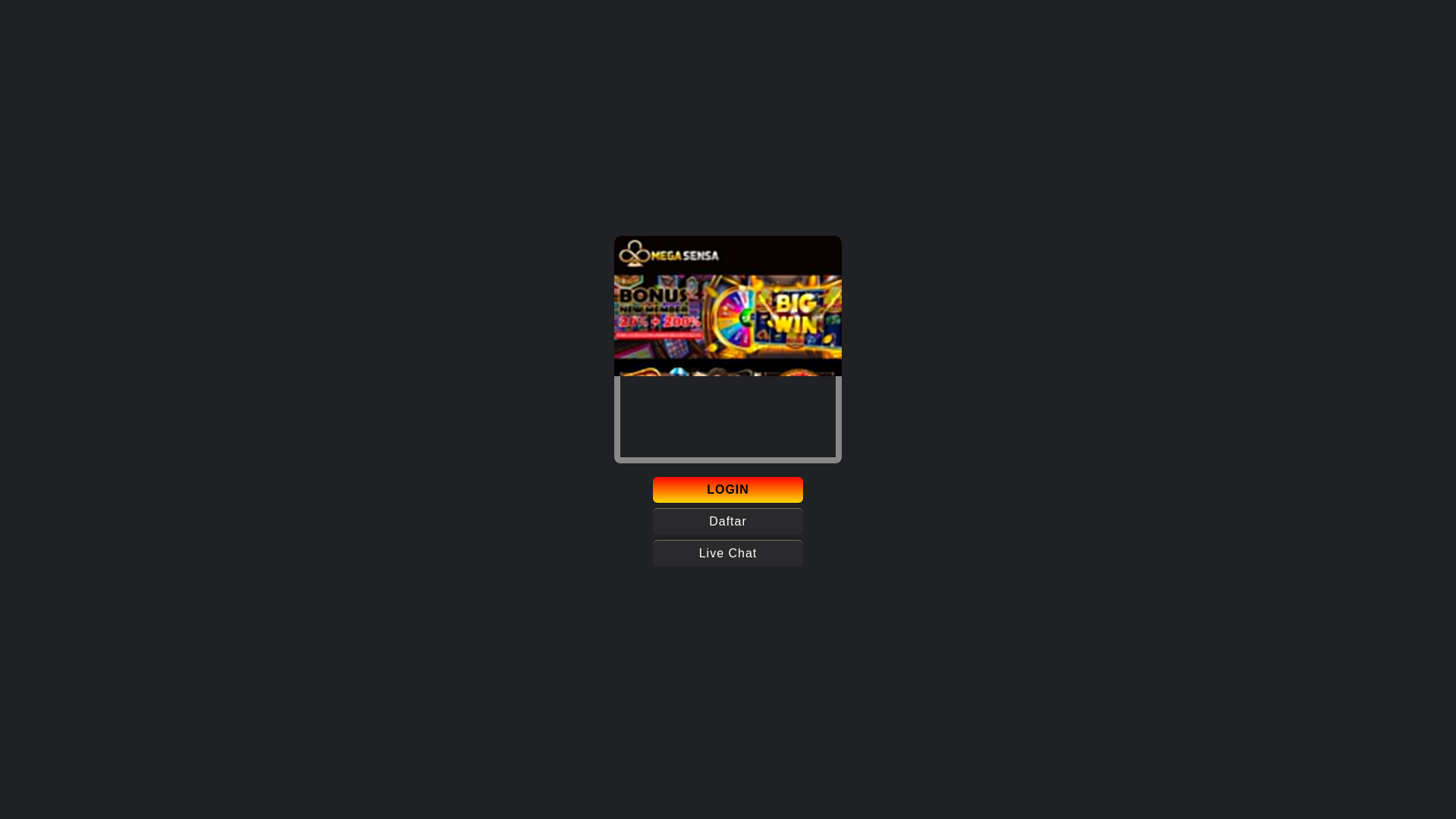 website screenshot of https://ampmegasensa.pages.dev/