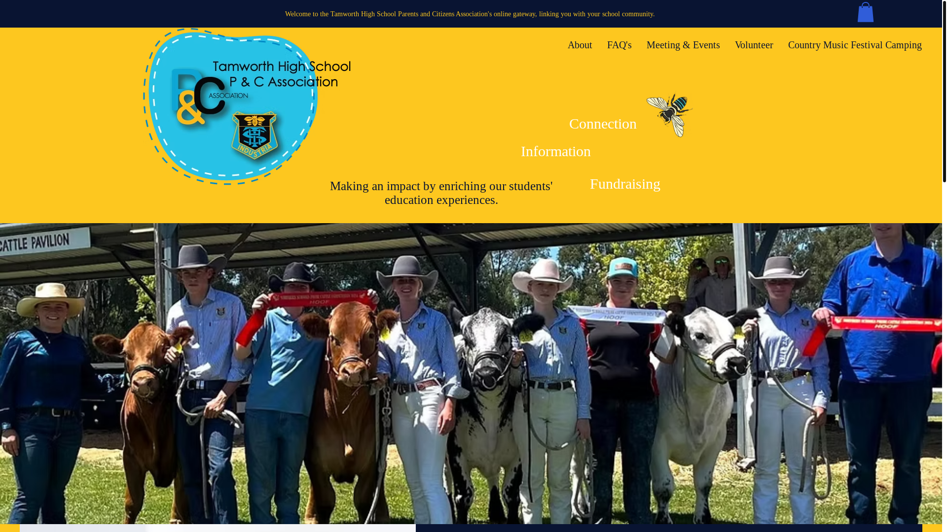 website screenshot of https://thspandc.org/