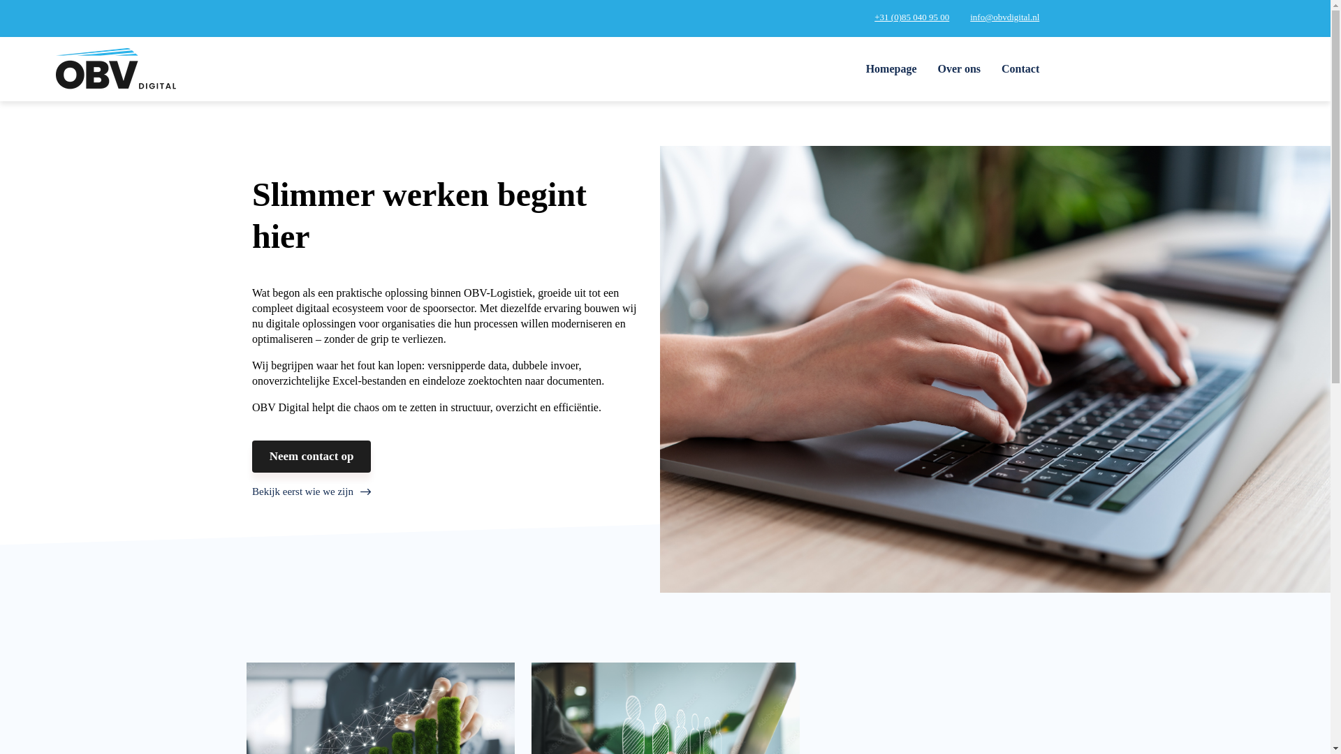 website screenshot of https://obvdigital.nl/