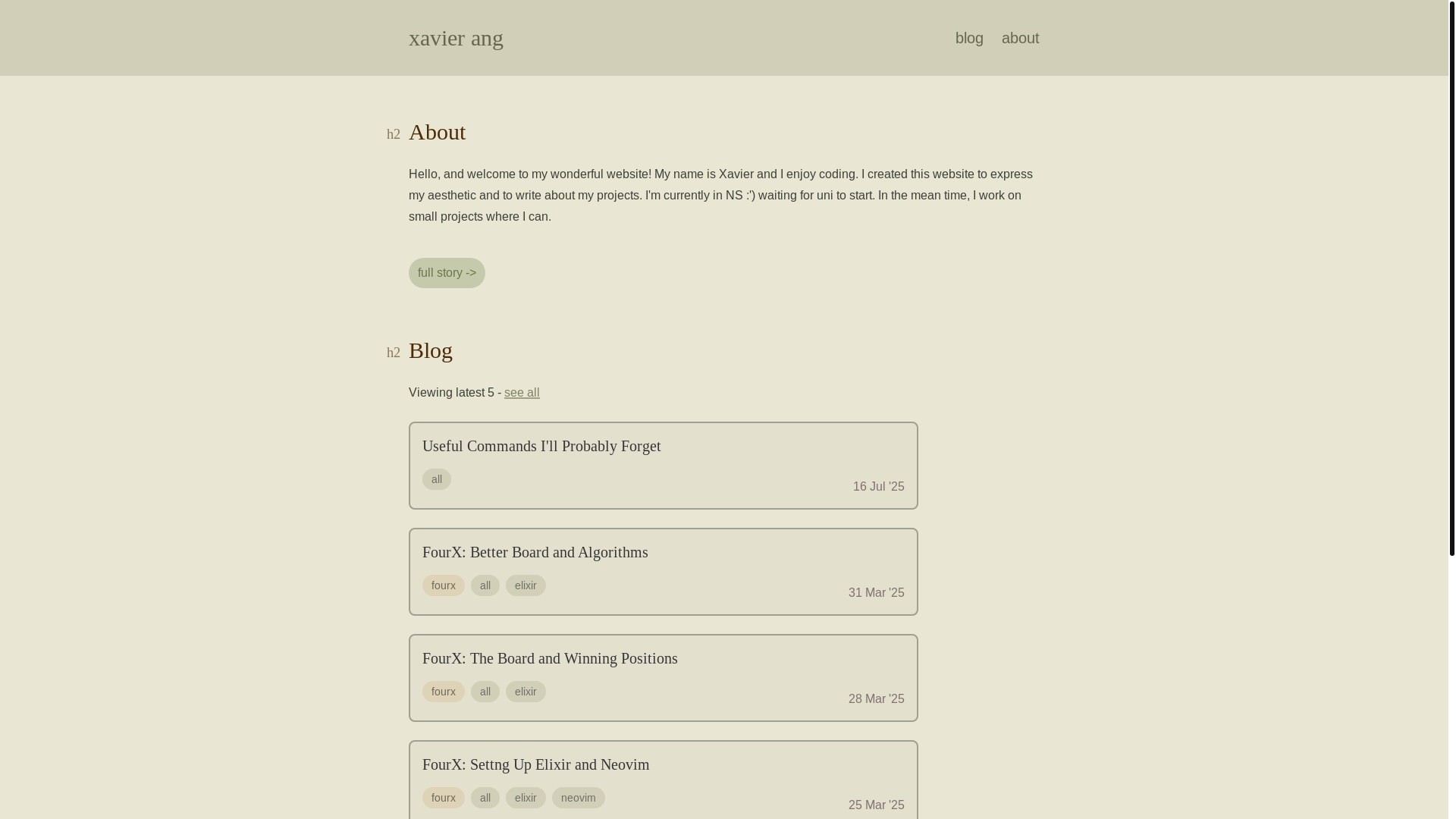website screenshot of https://xave.pages.dev/