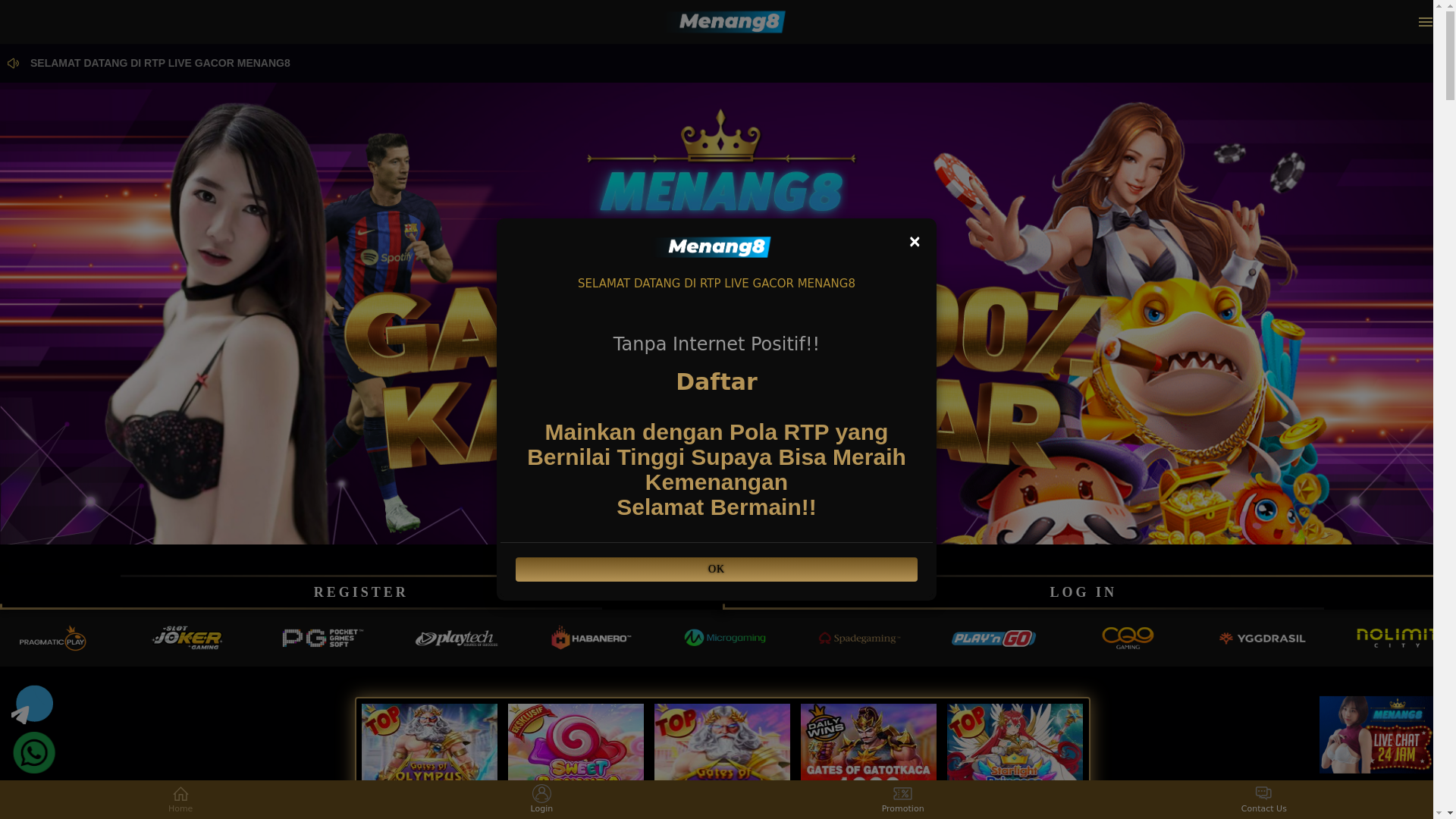 website screenshot of https://rtpmenang8fang.store/
