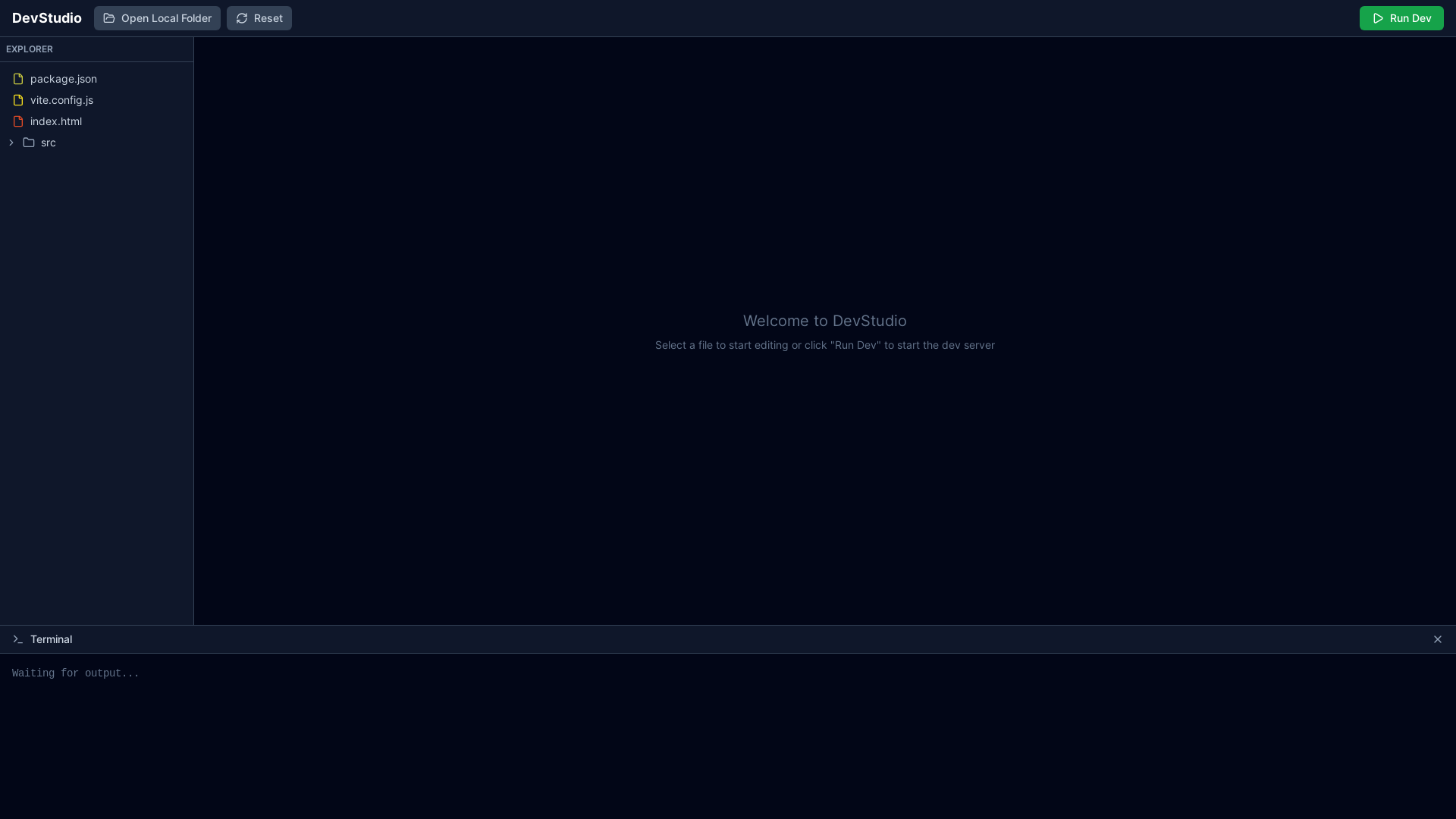 website screenshot of https://devstudio-51e.pages.dev/
