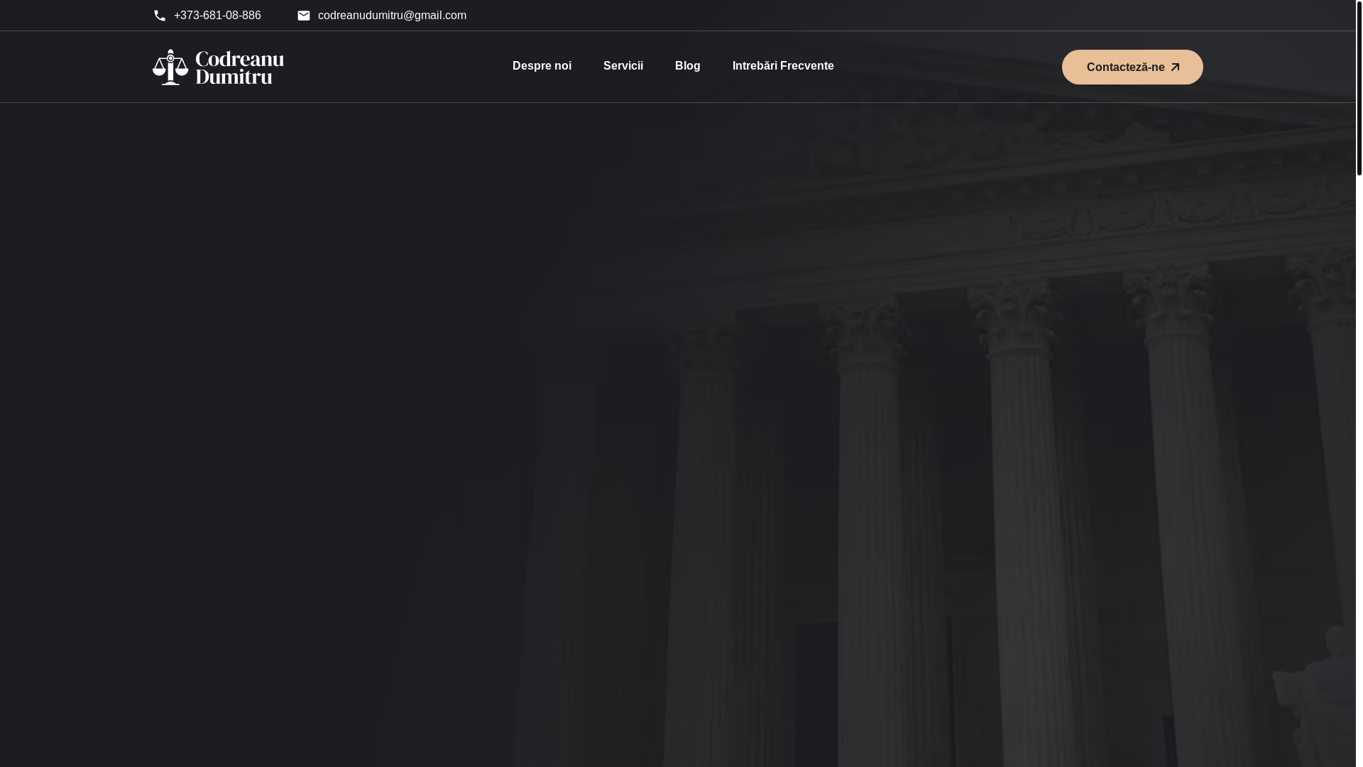 website screenshot of https://avocat-codreanu.com/