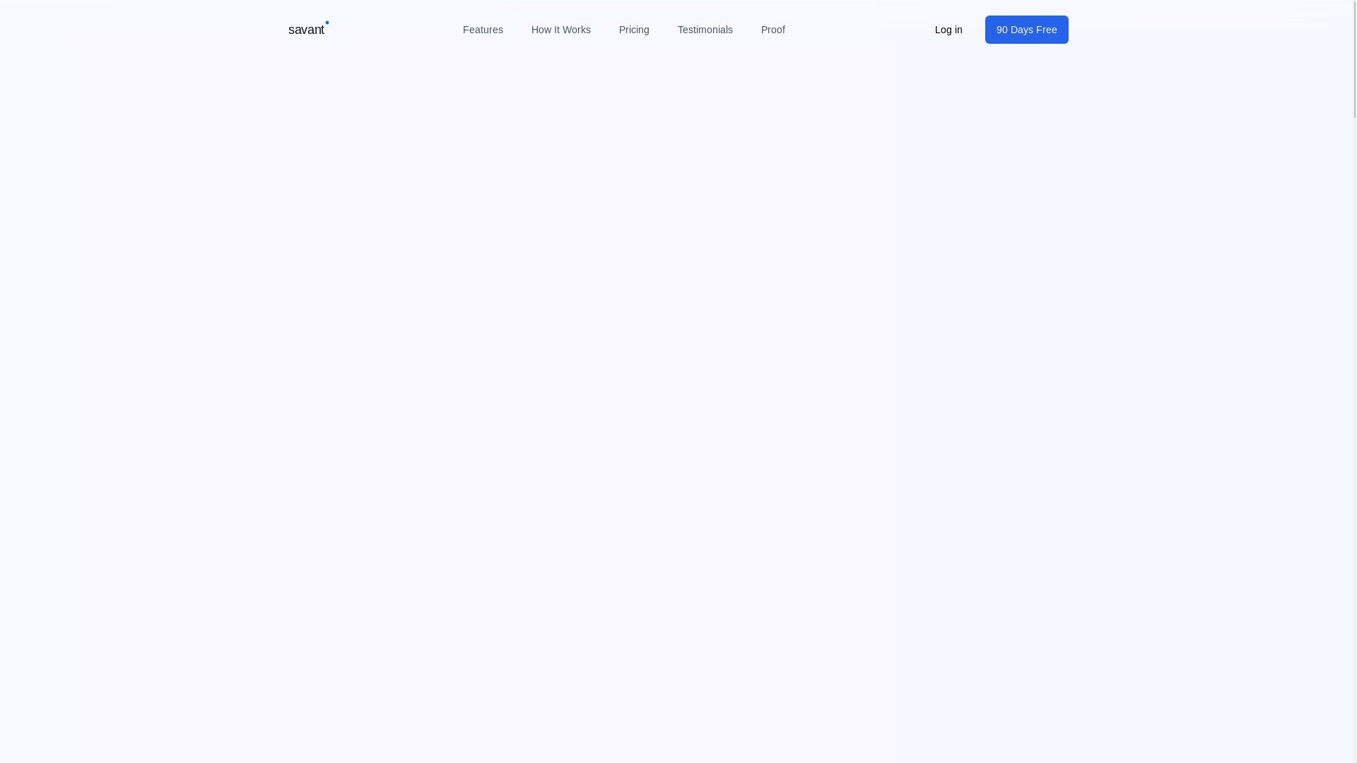 website screenshot of https://thessavants.com/
