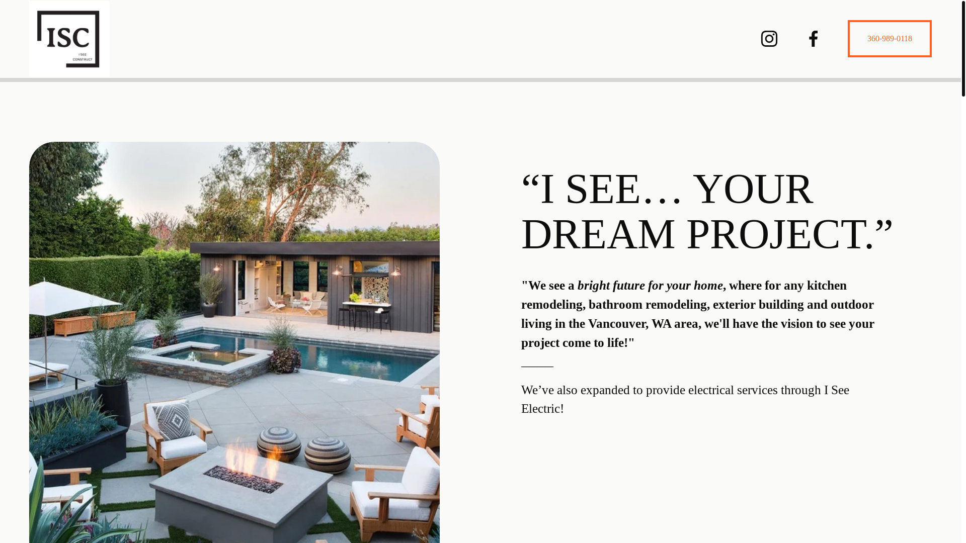 website screenshot of https://iseeconstruct.online/